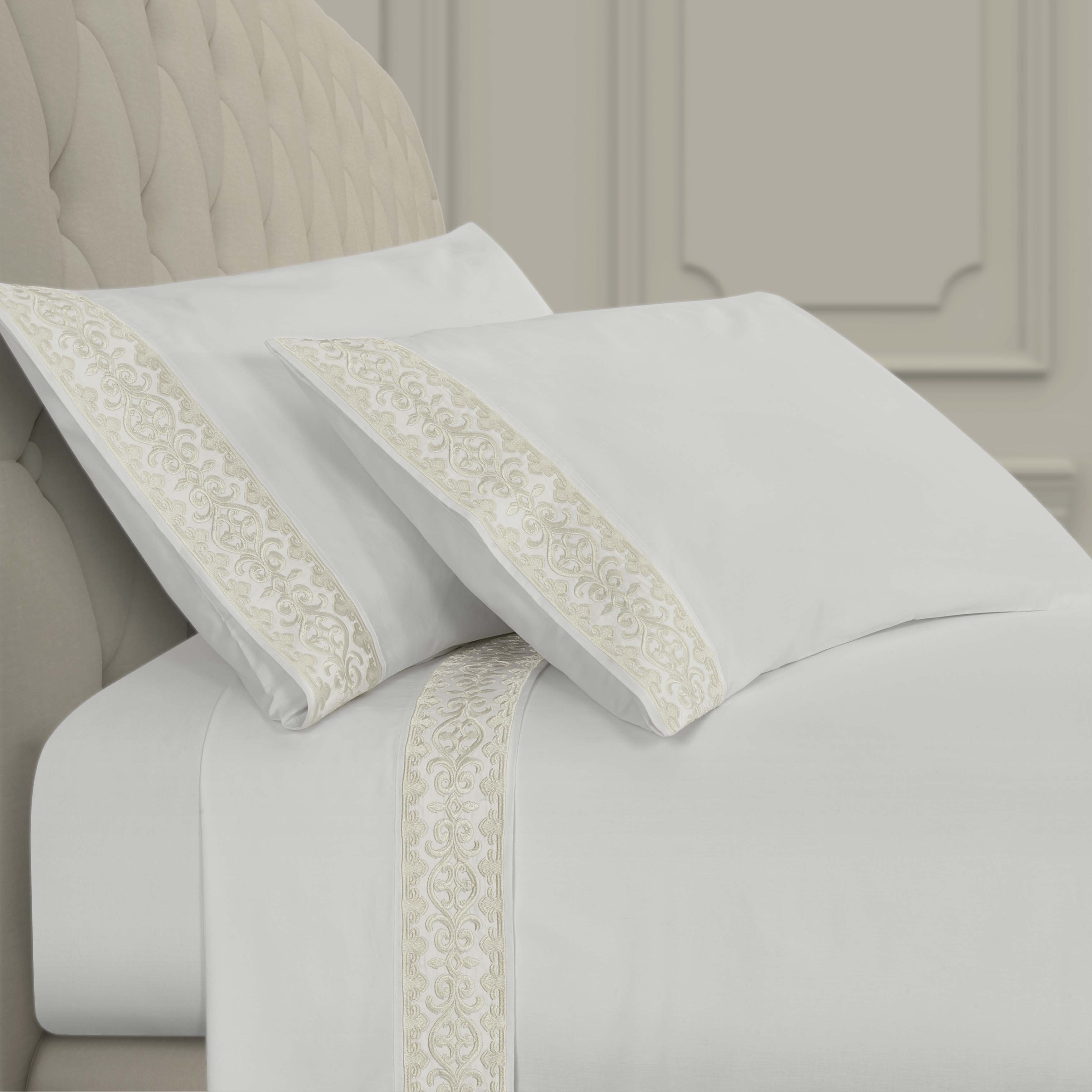 Majestic 100% Cotton 4 Piece Sheet Set Sheet Set By J. Queen New York