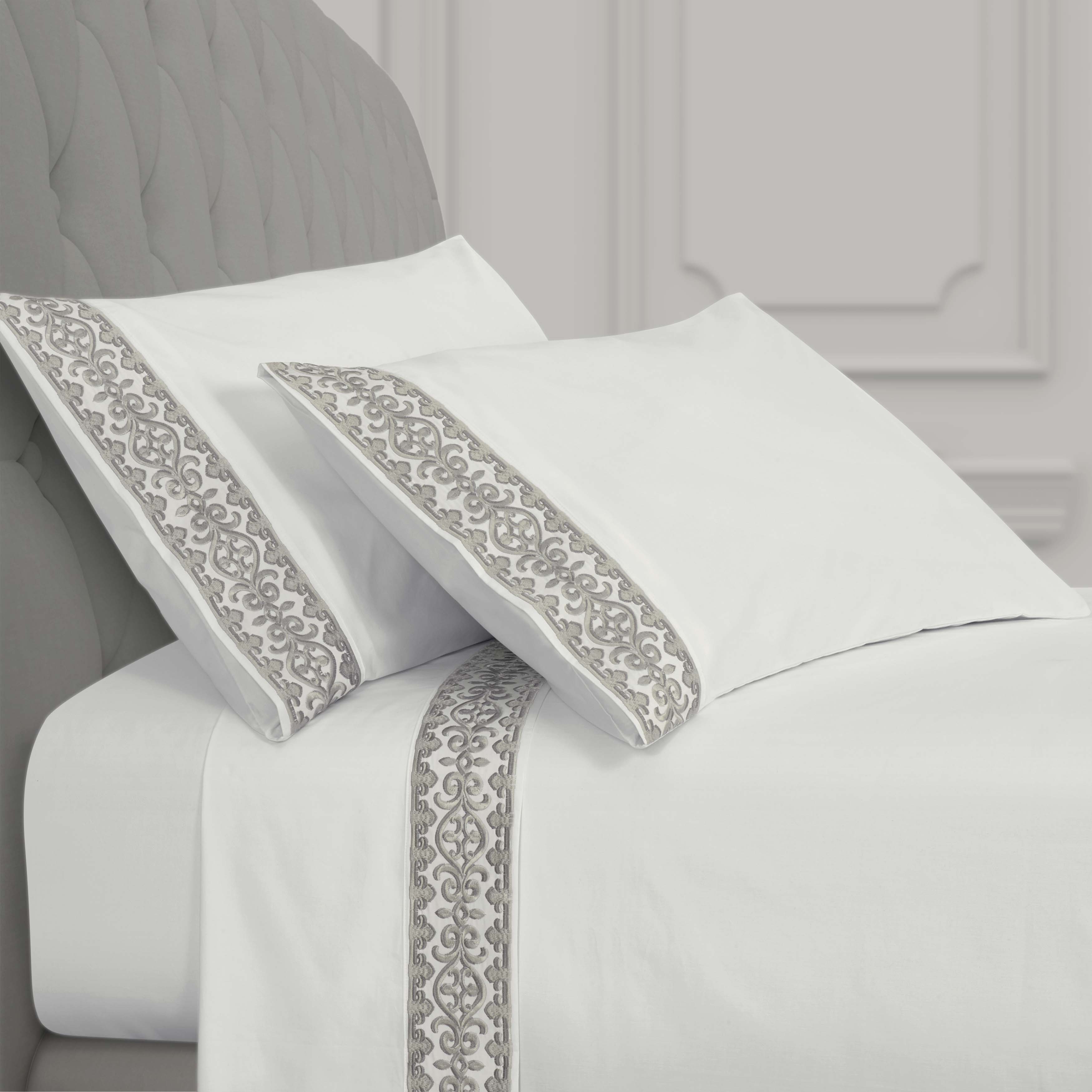 Majestic 100% Cotton 4 Piece Sheet Set Sheet Set By J. Queen New York