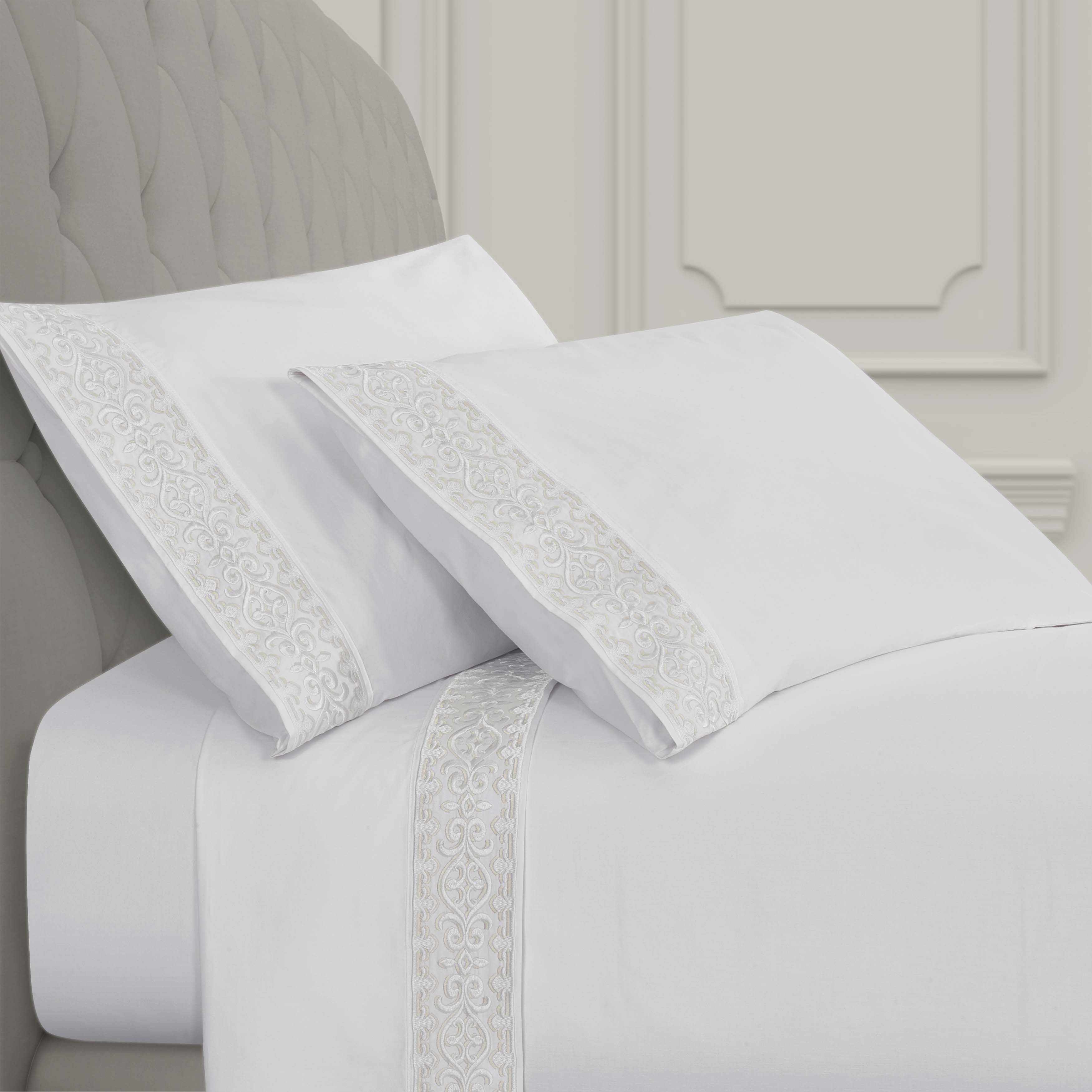 Majestic 100% Cotton 4 Piece Sheet Set Sheet Set By J. Queen New York