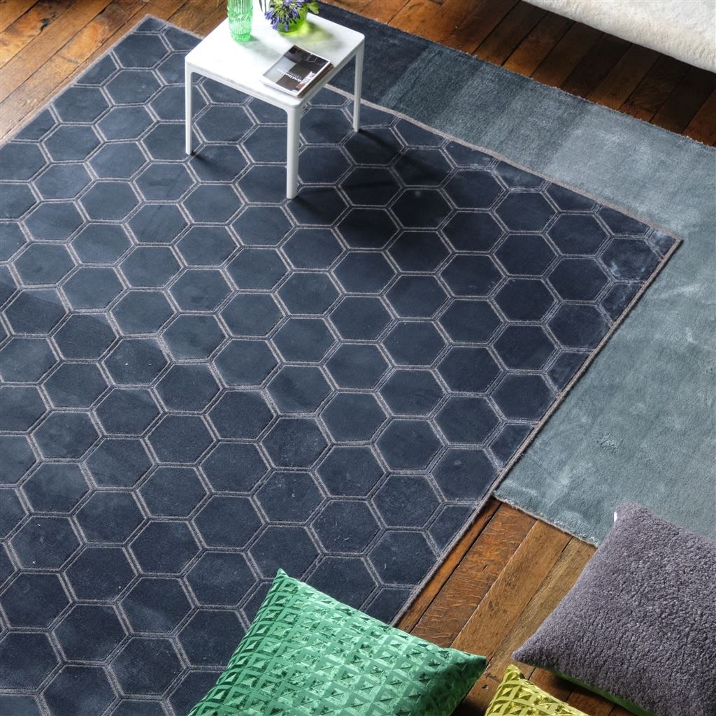 Manipur Delft Floor Rug Rug By Designers Guild