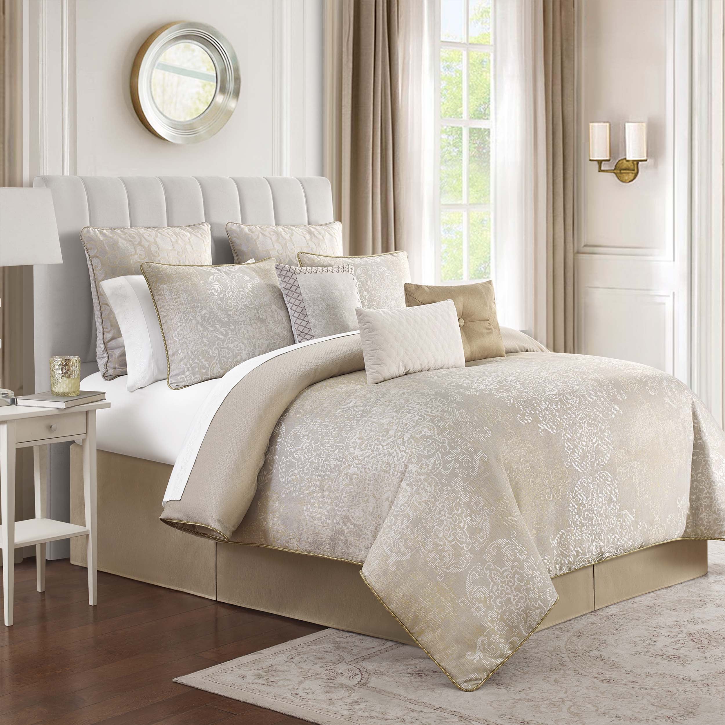 Maritana Neutral 6 Piece Comforter Set Comforter Sets By Waterford