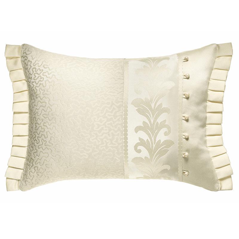 Marquis Ivory Boudoir Decorative Throw Pillow By J Queen Throw Pillows By J. Queen New York