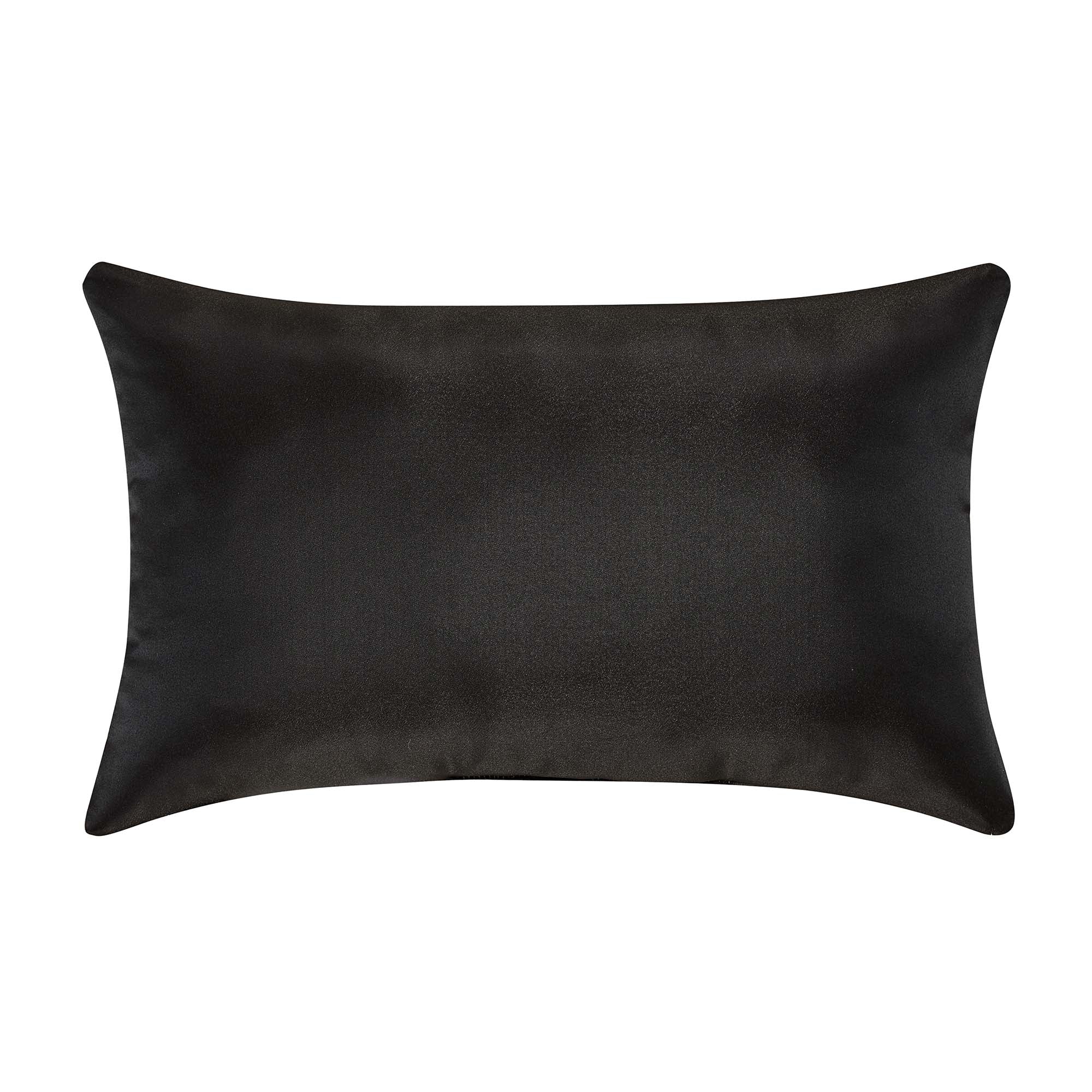 Martinique Black Boudoir Decorative Throw Pillow 21" x 13" By J Queen Throw Pillows By J. Queen New York