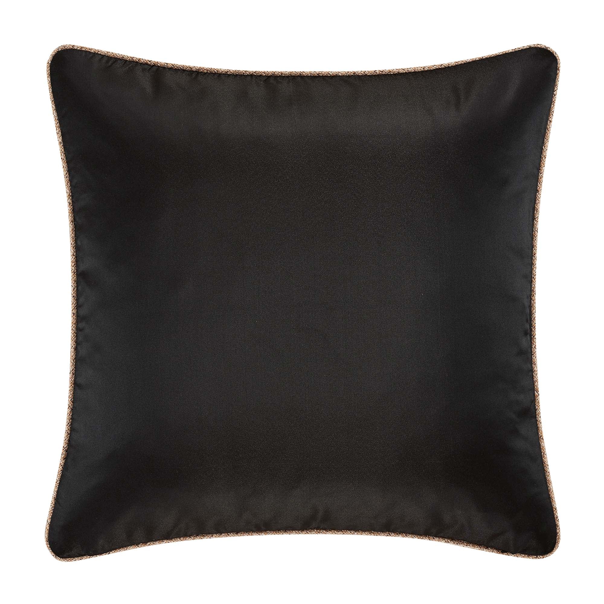 J Queen Martinique Black Euro Sham-Final Sale Euro Sham By US Office - Latest-bedding