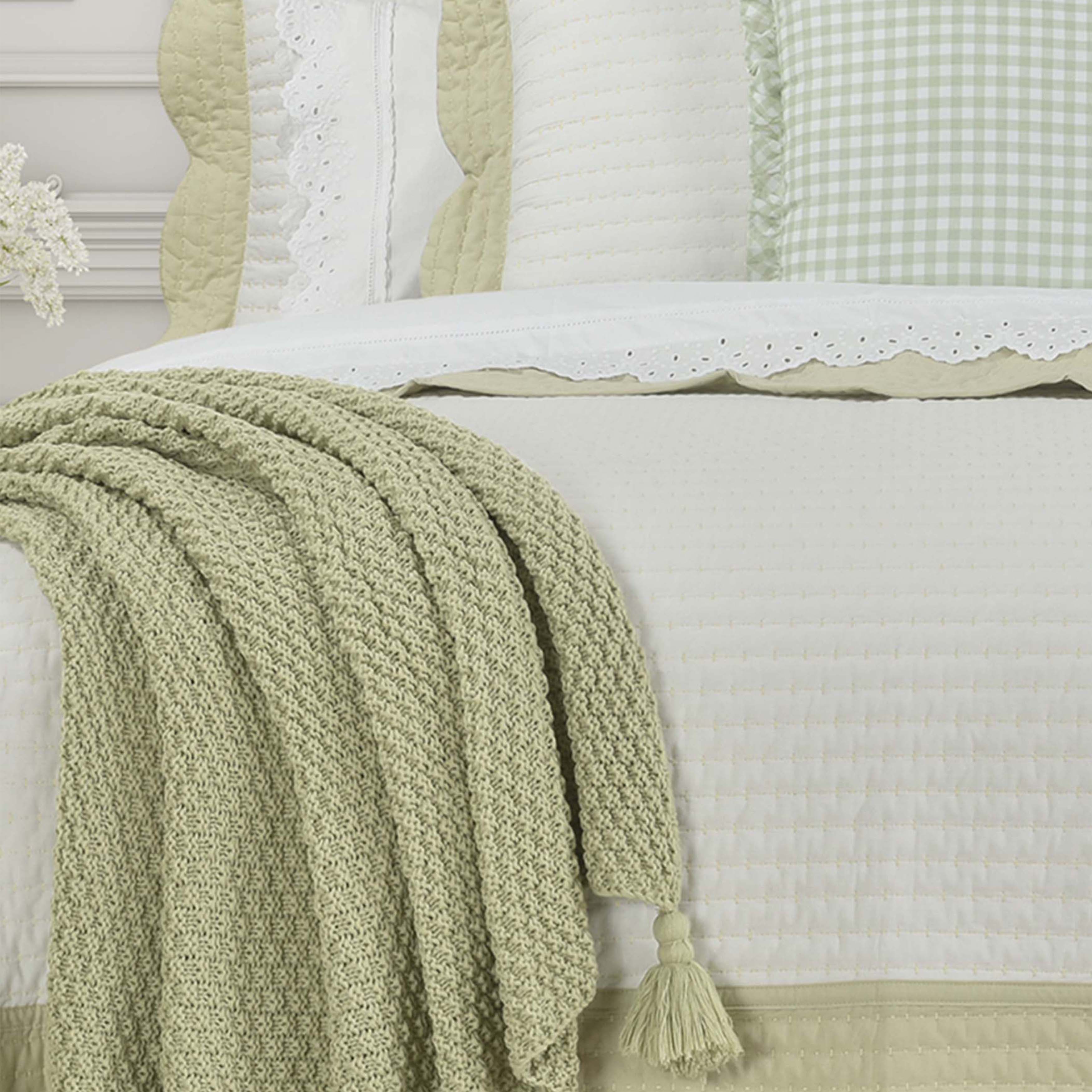 Millie Green Throw Throws By J. Queen New York