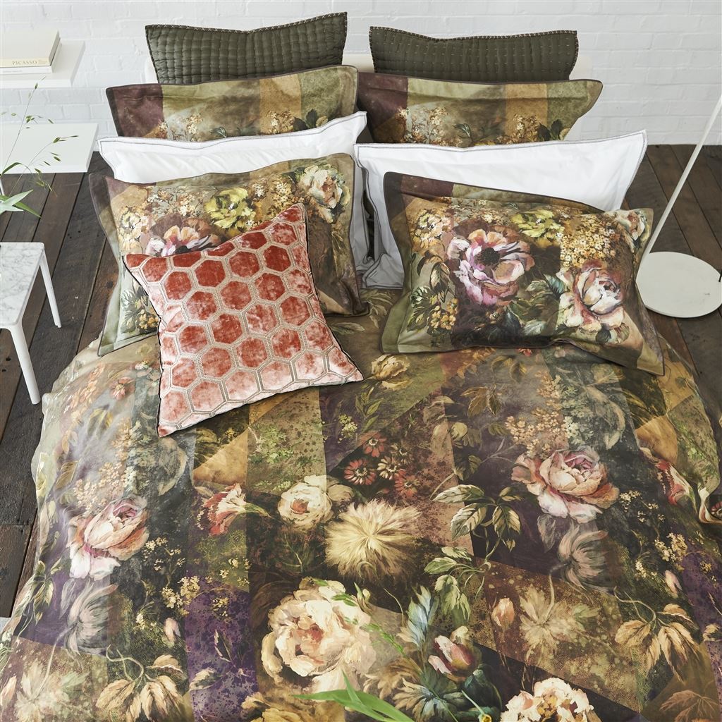 Minakari Rosewood Duvet Cover Duvet Covers By Designers Guild