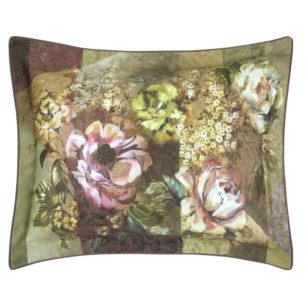 Minakari Rosewood Pillow Sham Sham By Designers Guild