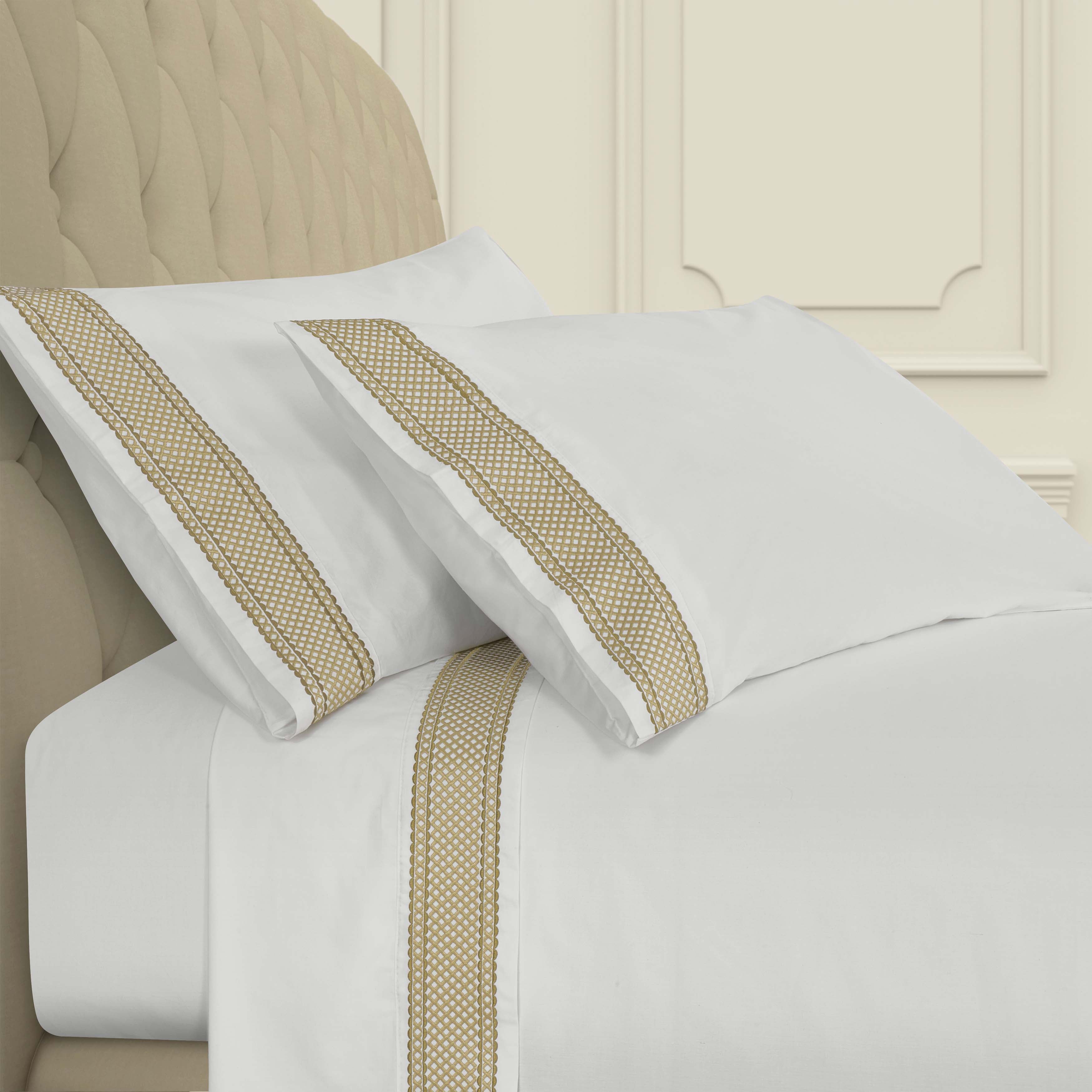 Monarch 100% Cotton 4 Piece Sheet Set Sheet Set By J. Queen New York