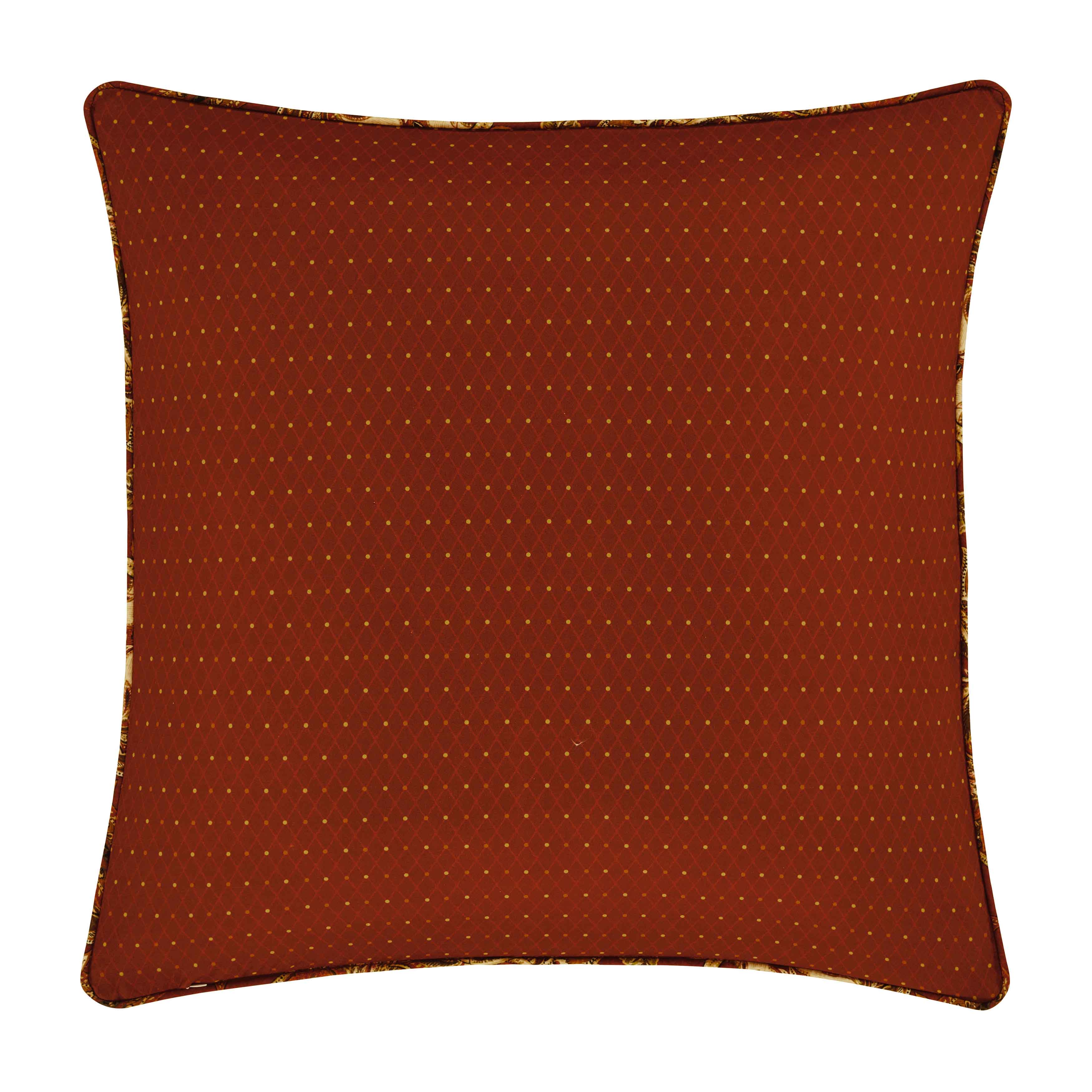 Montecito Red Euro Sham Euro Sham By J. Queen New York