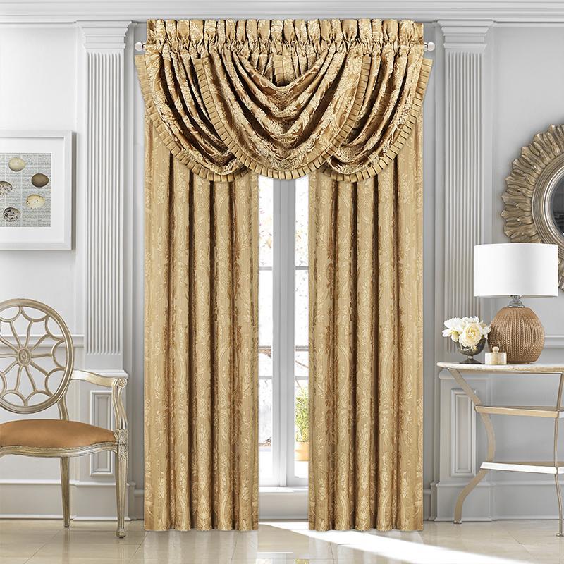 J Queen Napoleon Gold Window Panel Pair (Set of 2)- Final Sale Window Panels By Latest-bedding
