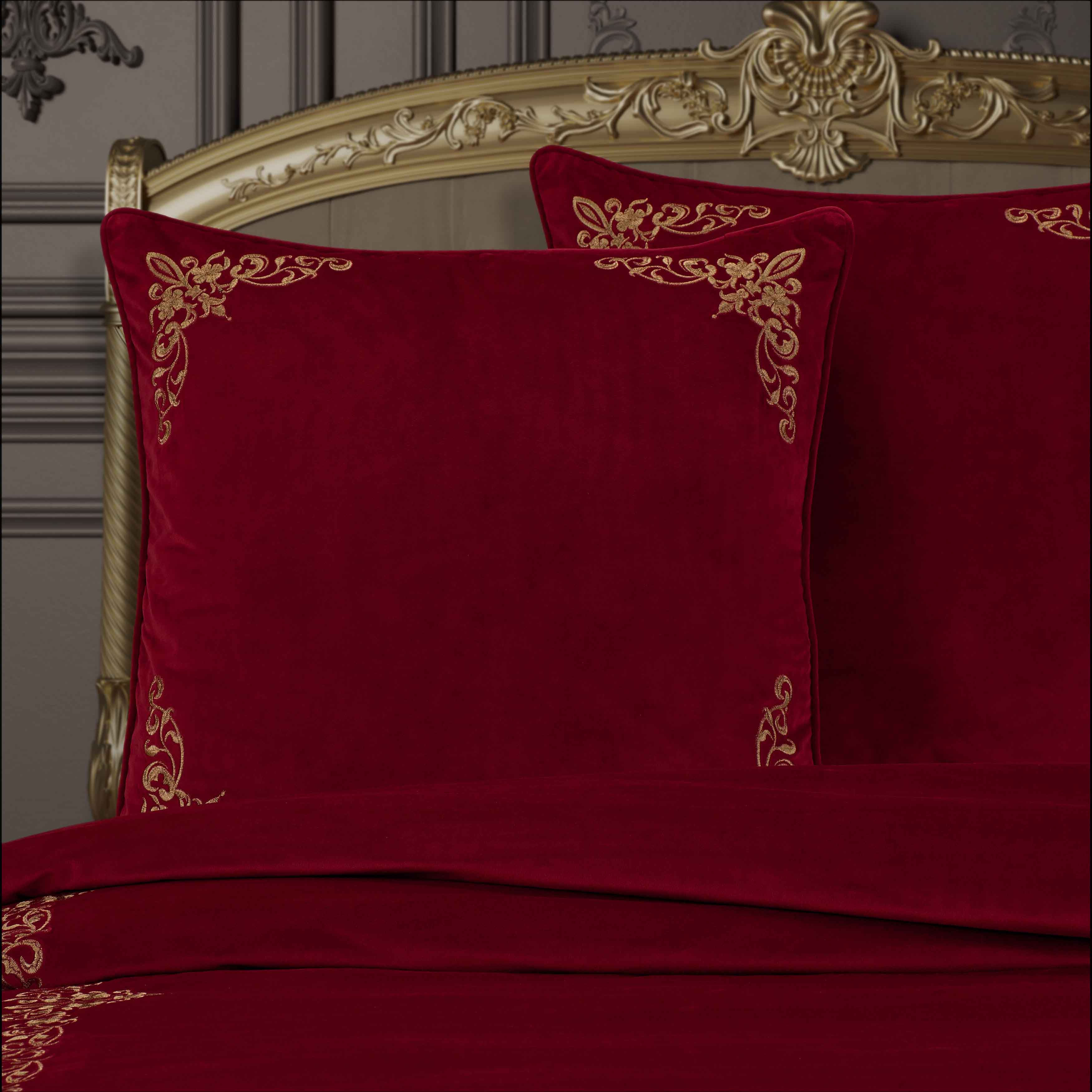 Noelle Crimson Euro Sham Euro Sham By J. Queen New York