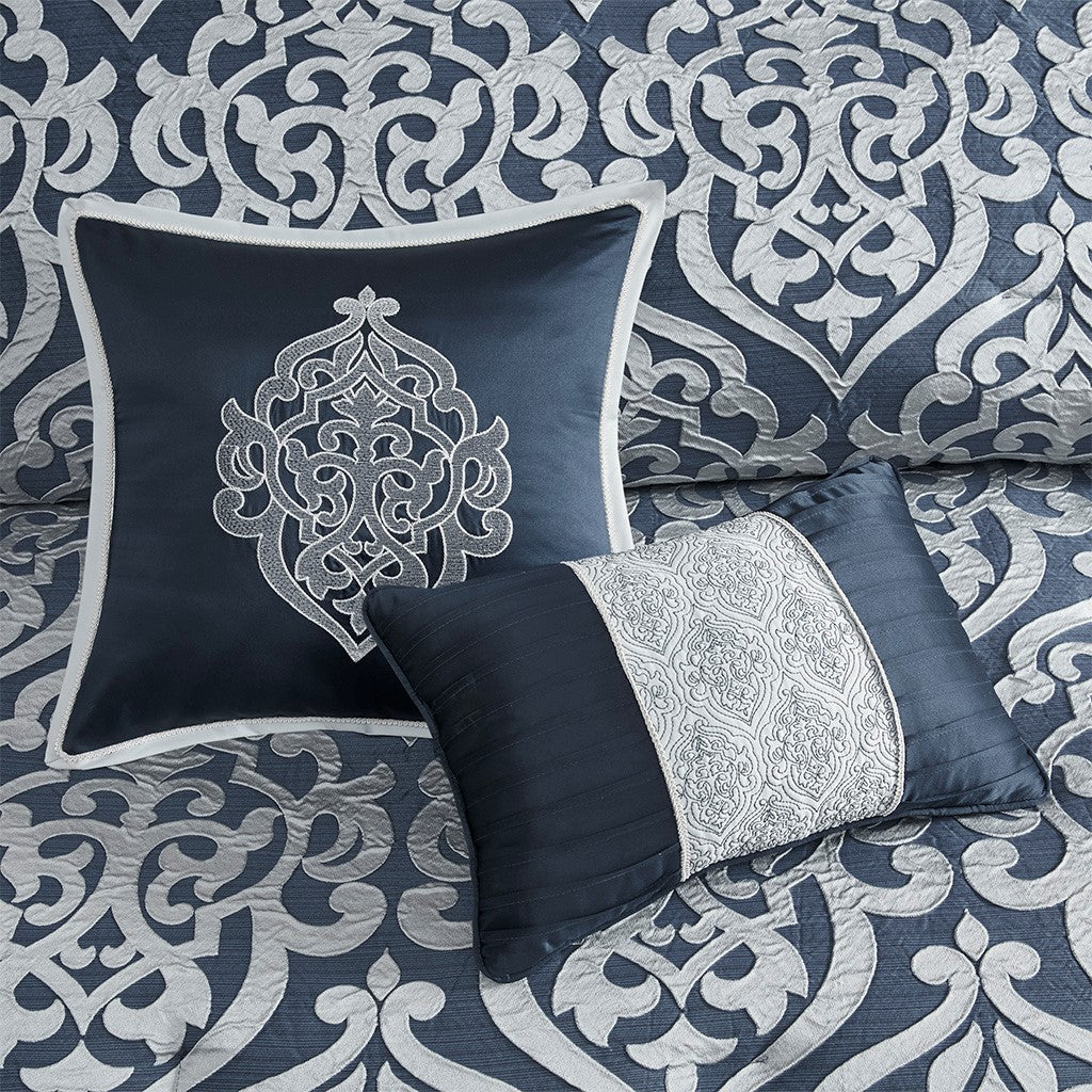 Riley Note 8-Piece Comforter Set Comforter Sets By JLA HOME/Olliix (E & E Co., Ltd)