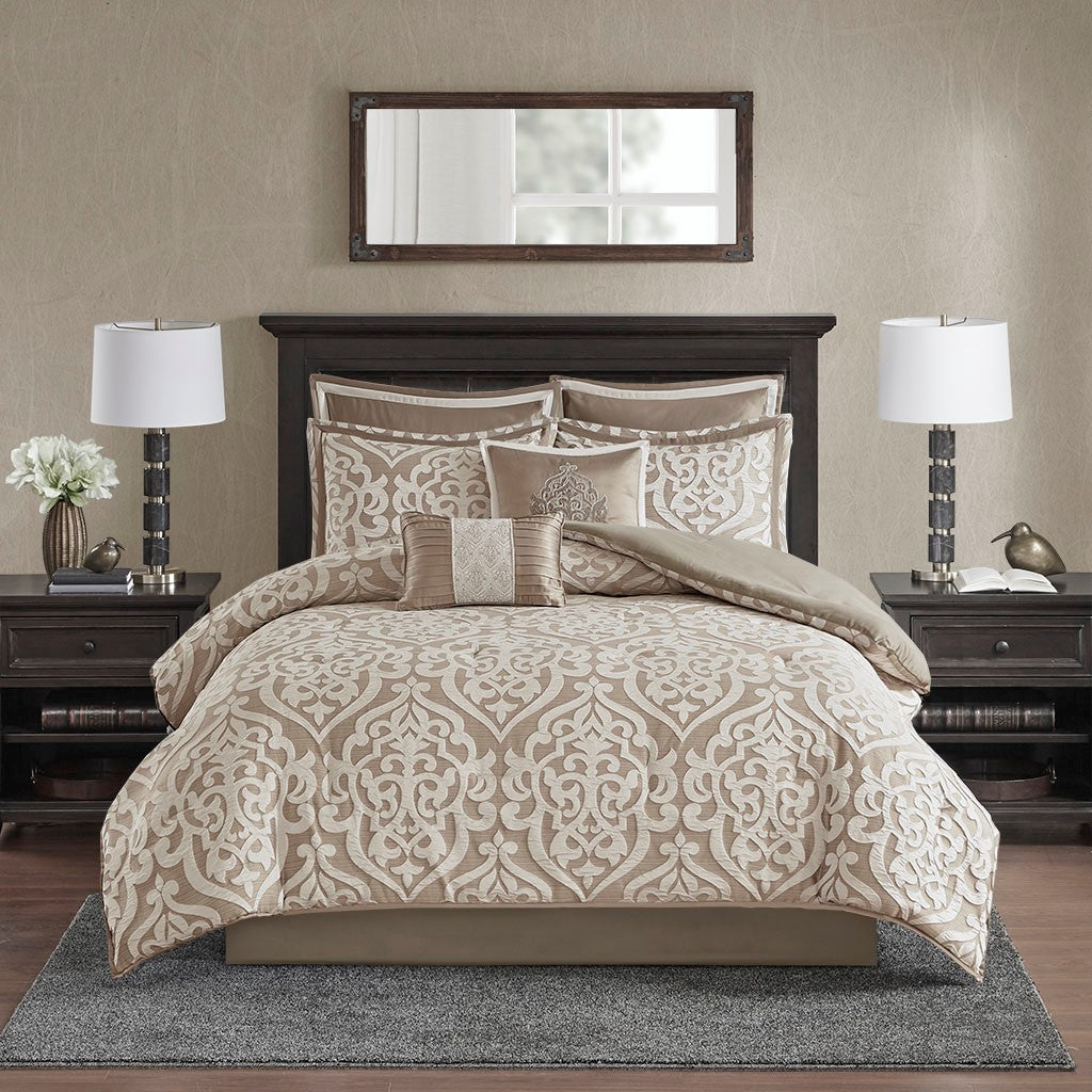 Waffled 8-Piece Comforter Set Comforter Sets By JLA HOME/Olliix (E & E Co., Ltd)