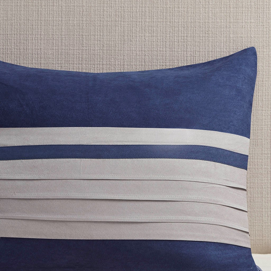 Palmer Blue 7-Piece Comforter Set Comforter Sets By JLA HOME/Olliix (E & E Co., Ltd)