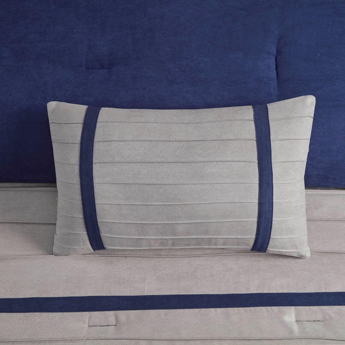 Palmer Blue 7-Piece Comforter Set Comforter Sets By JLA HOME/Olliix (E & E Co., Ltd)