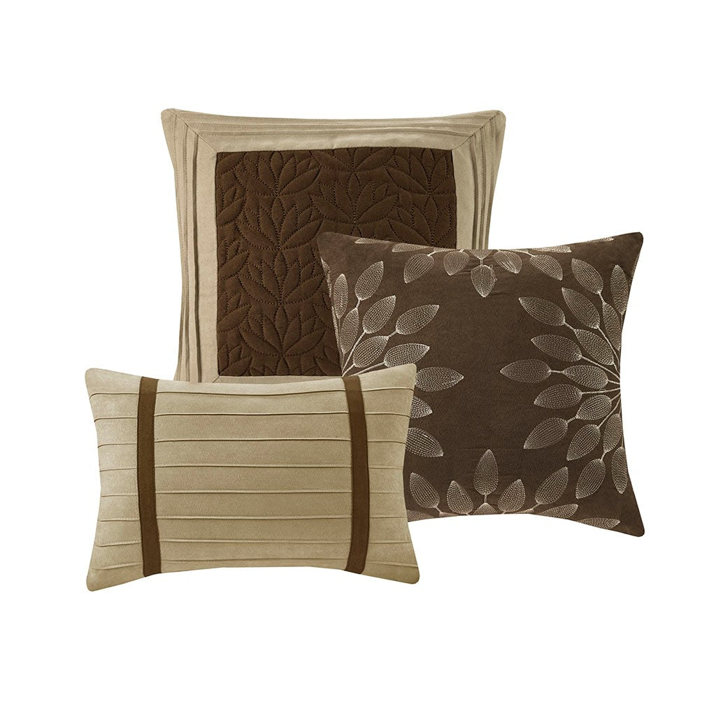 Calmer Natural 7-Piece Comforter Set Comforter Sets By JLA HOME/Olliix (E & E Co., Ltd)