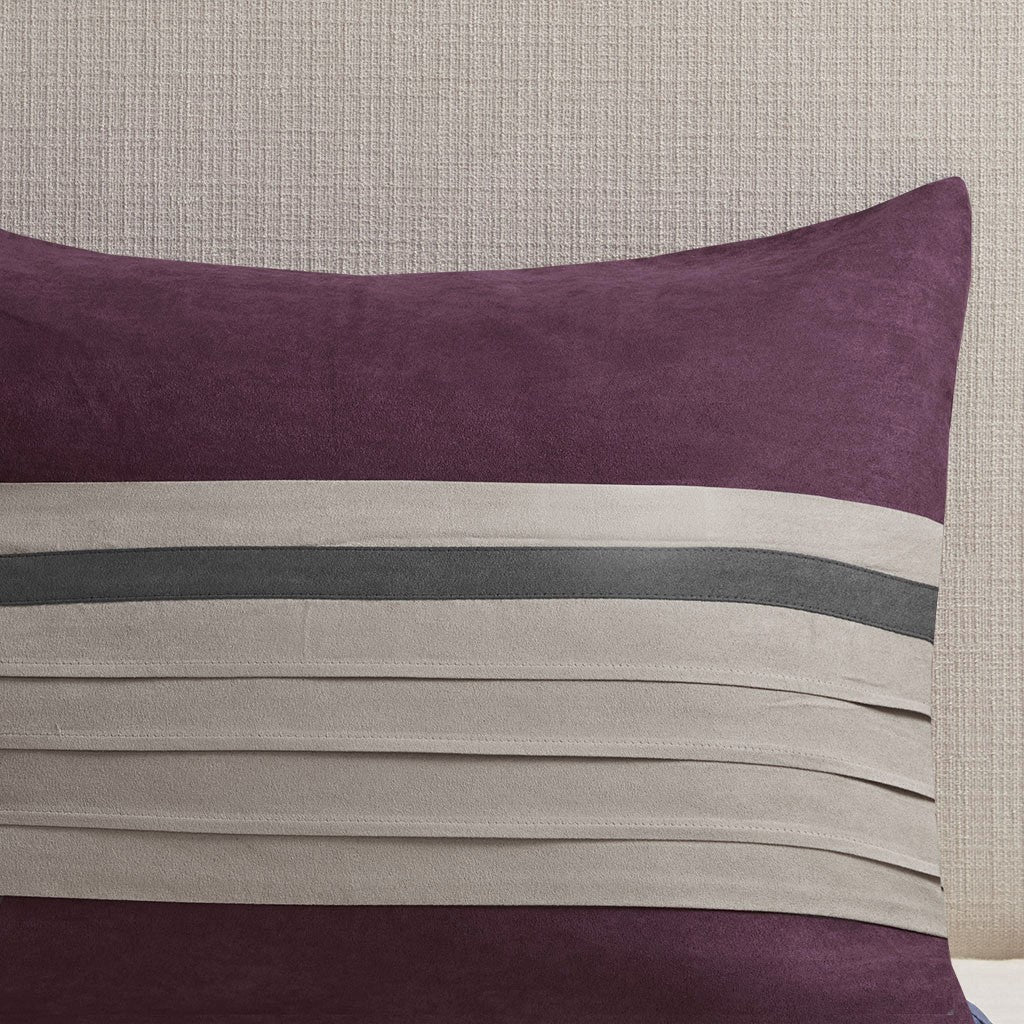 Palmer Purple 7-Piece Comforter Set Comforter Sets By JLA HOME/Olliix (E & E Co., Ltd)