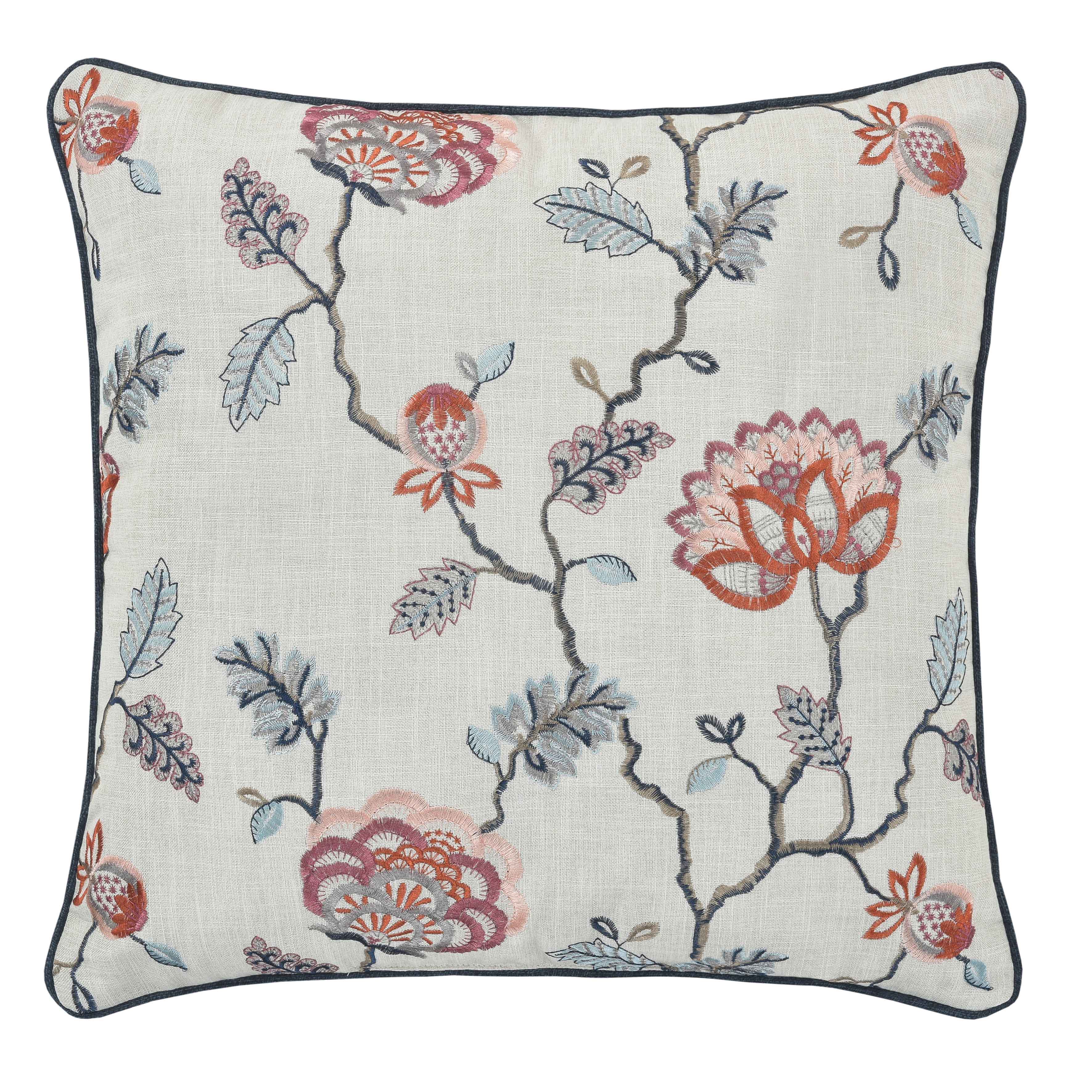 J Queen Parkview Square Decorative Throw Pillow 20" x 20"-Final Sale Throw Pillows By US Office - Latest-bedding