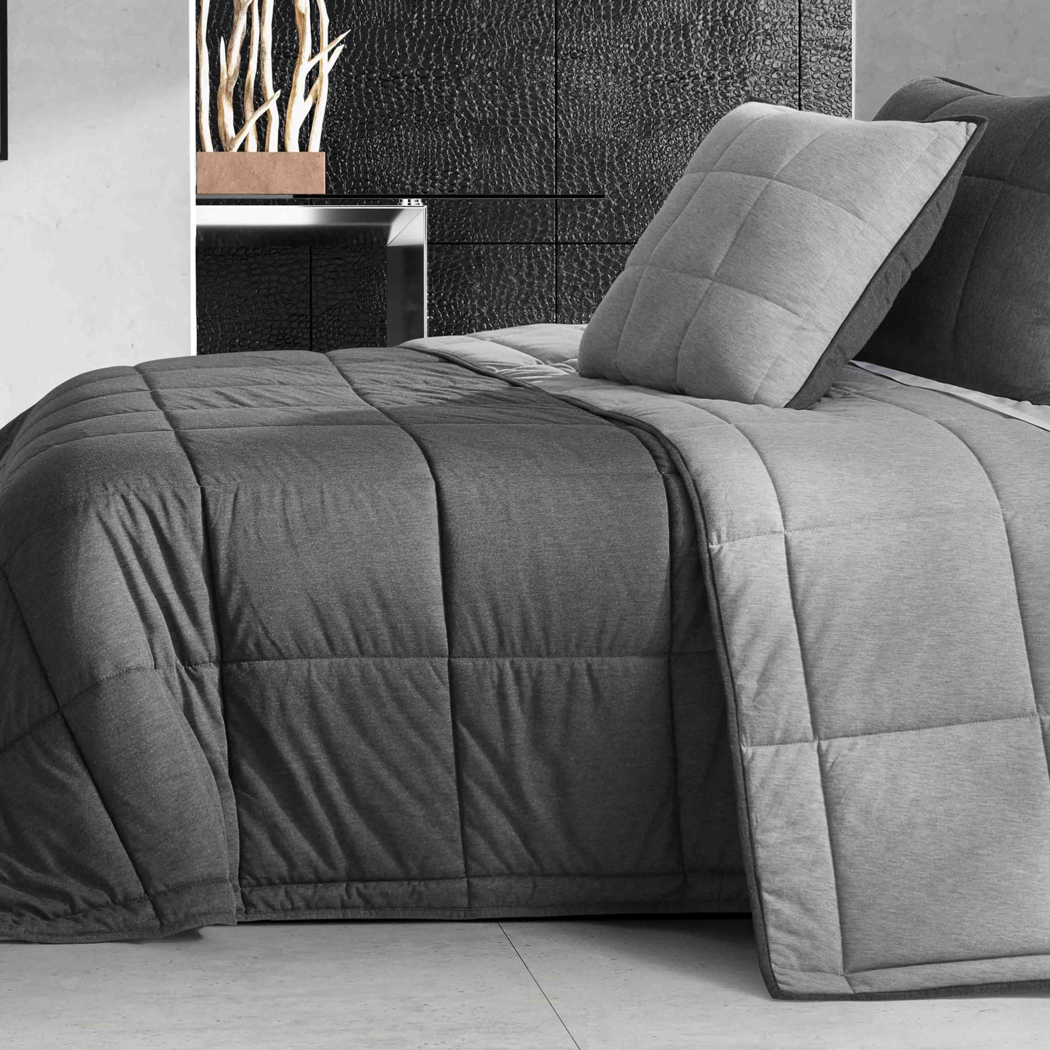 Paxton Grey 3-Piece Quilt Set By J Queen Quilt Sets By J. Queen New York