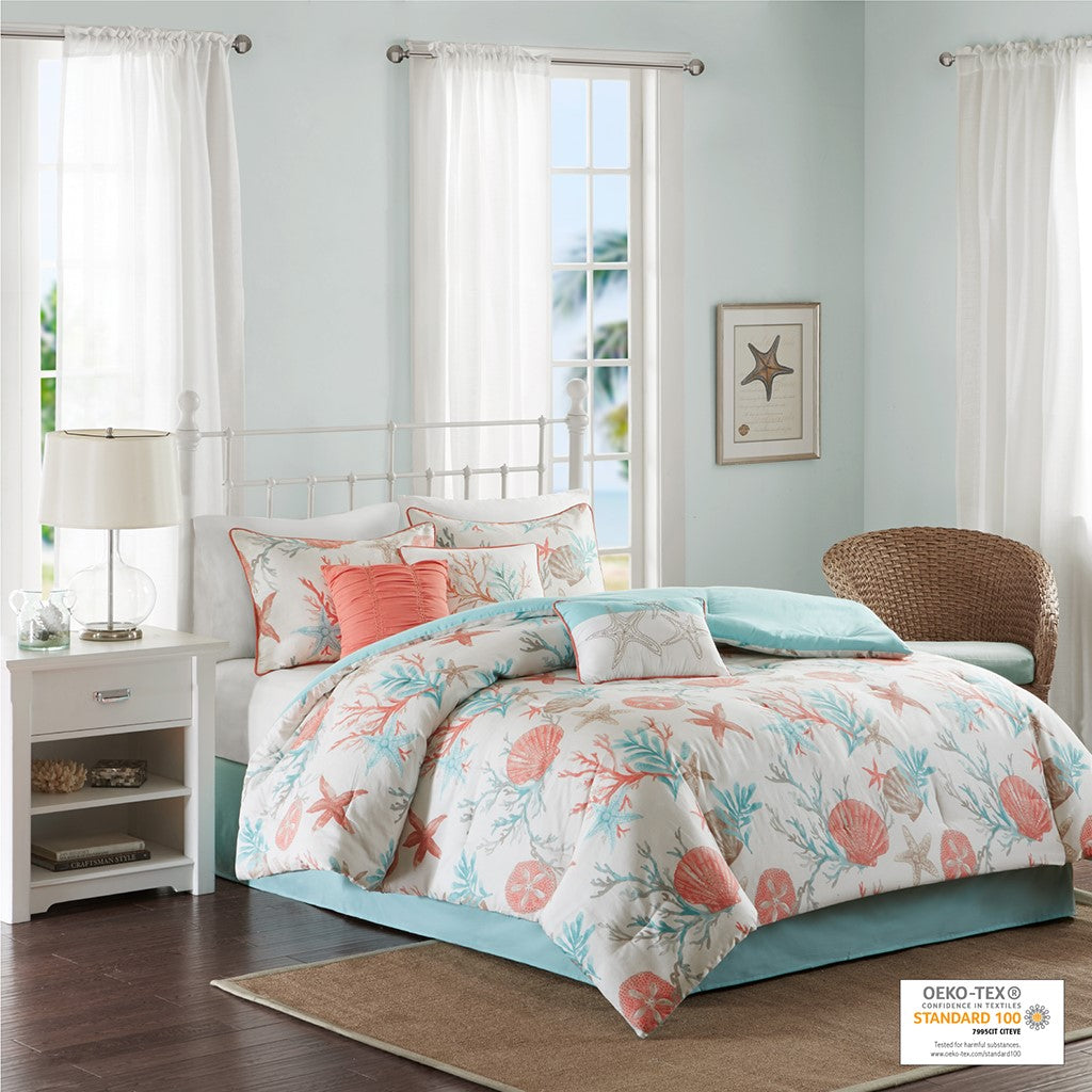 Gabriela 7-Piece Comforter Set Comforter Sets By JLA HOME/Olliix (E & E Co., Ltd)