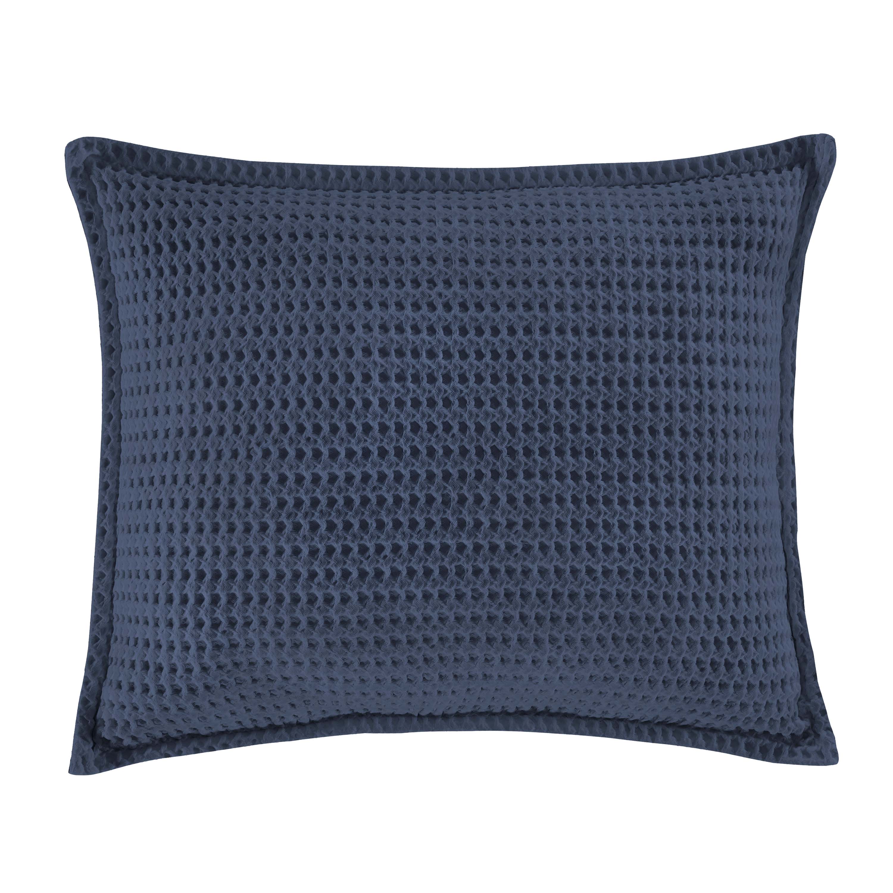 Pebble Beach Indigo Pillow Sham By J Queen Sham By J. Queen New York