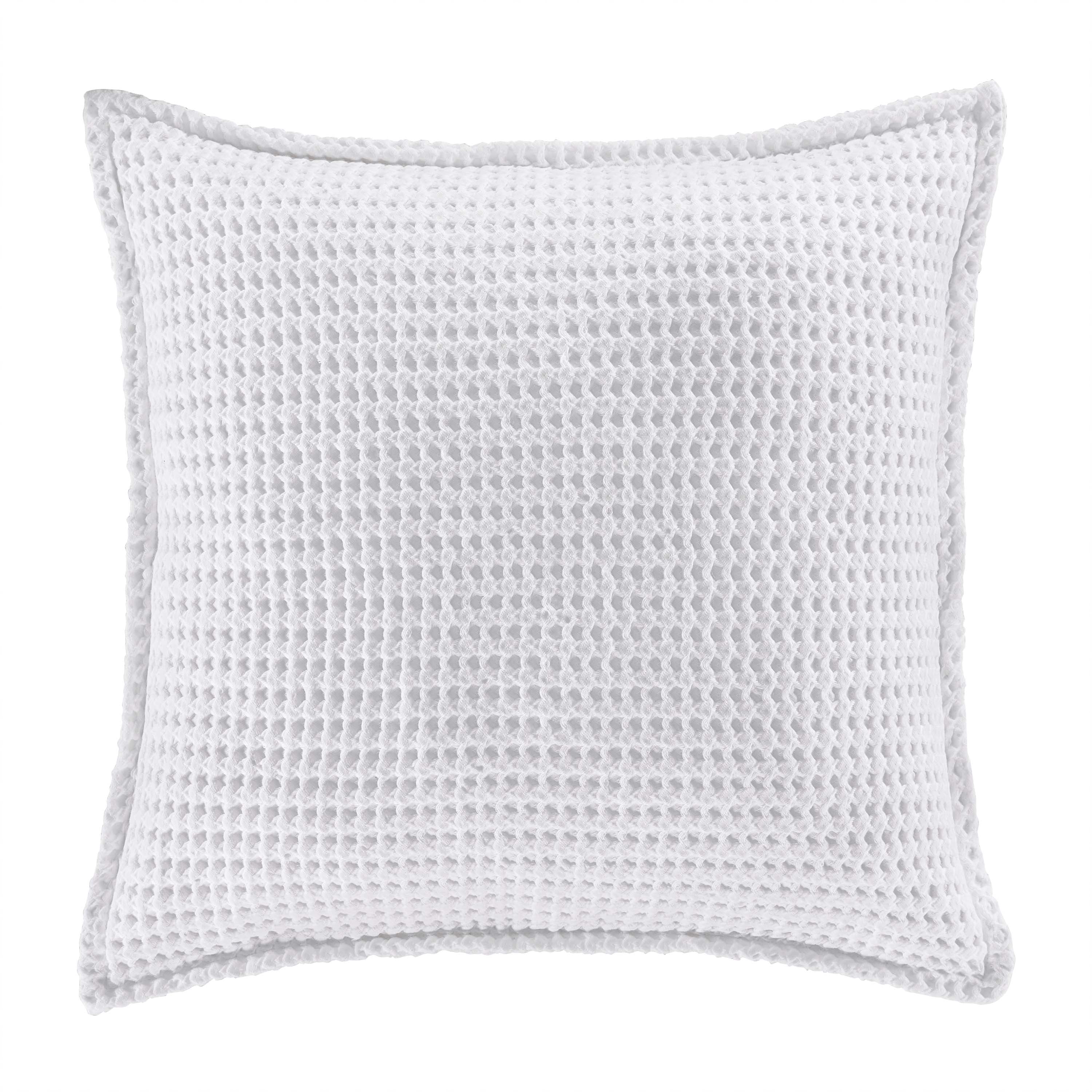 Pebble Beach White Euro Sham By J Queen Euro Sham By J. Queen New York