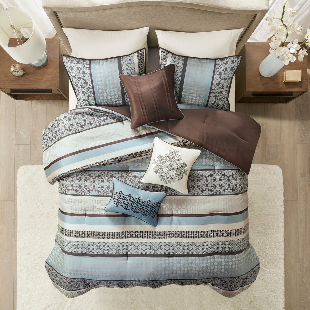 West Oracle 7-Piece Comforter Set Comforter Sets By JLA HOME/Olliix (E & E Co., Ltd)