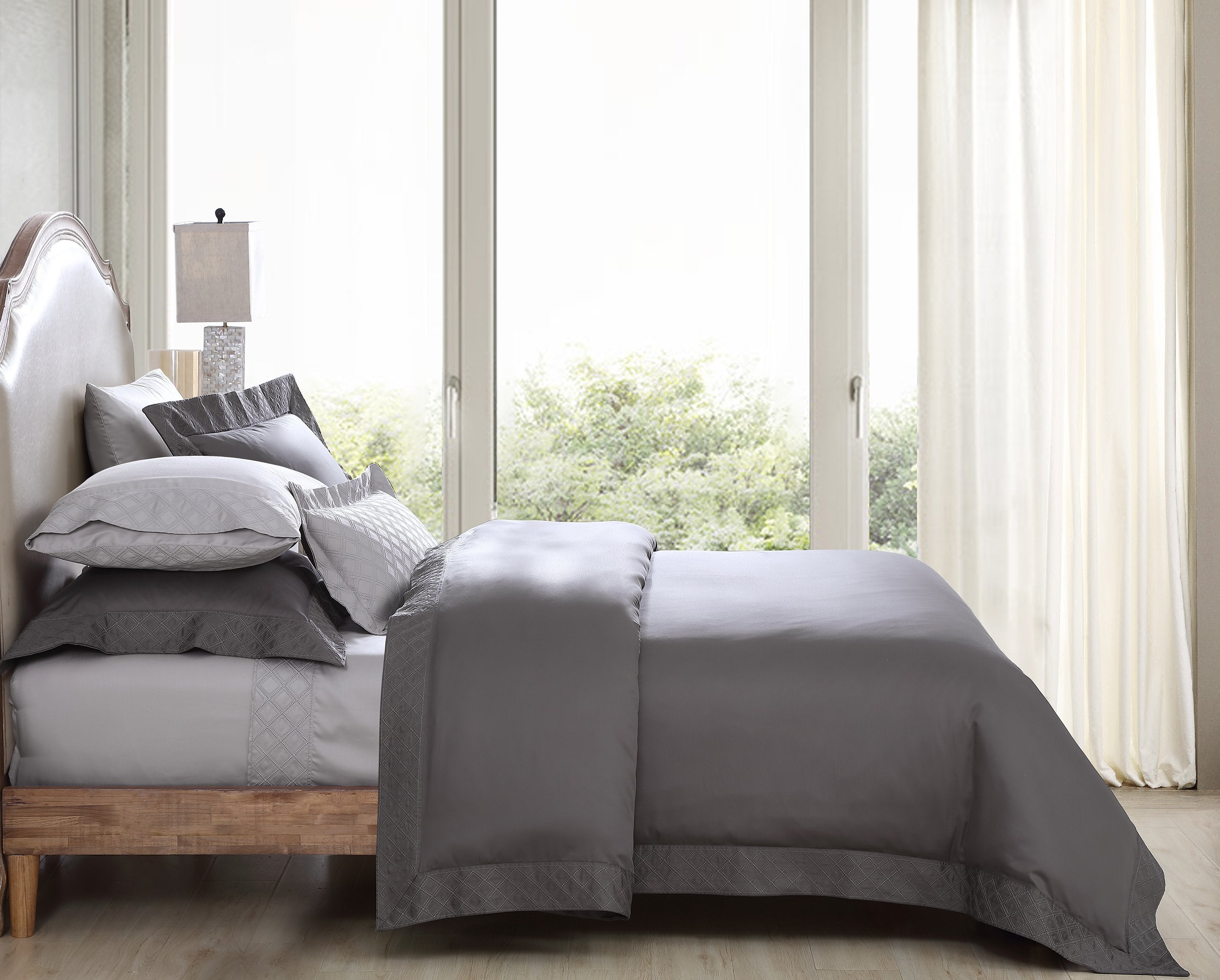 Hira Duvet Cover Set | 100% Certified Giza Egyptian Cotton Duvet Covers By Pure Parima