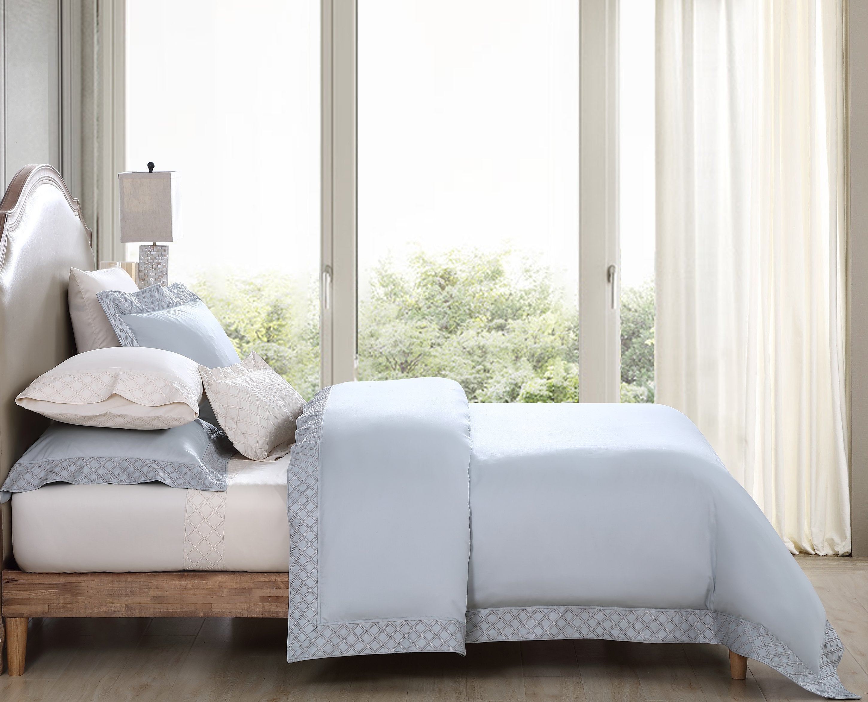 Hira Duvet Cover Set | 100% Certified Giza Egyptian Cotton Duvet Covers By Pure Parima