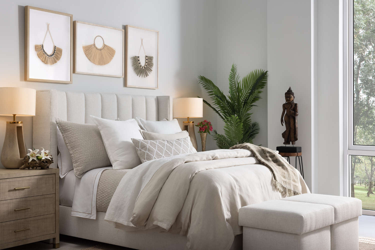Rain Natural Duvet Cover Duvet Covers By Lili Alessandra