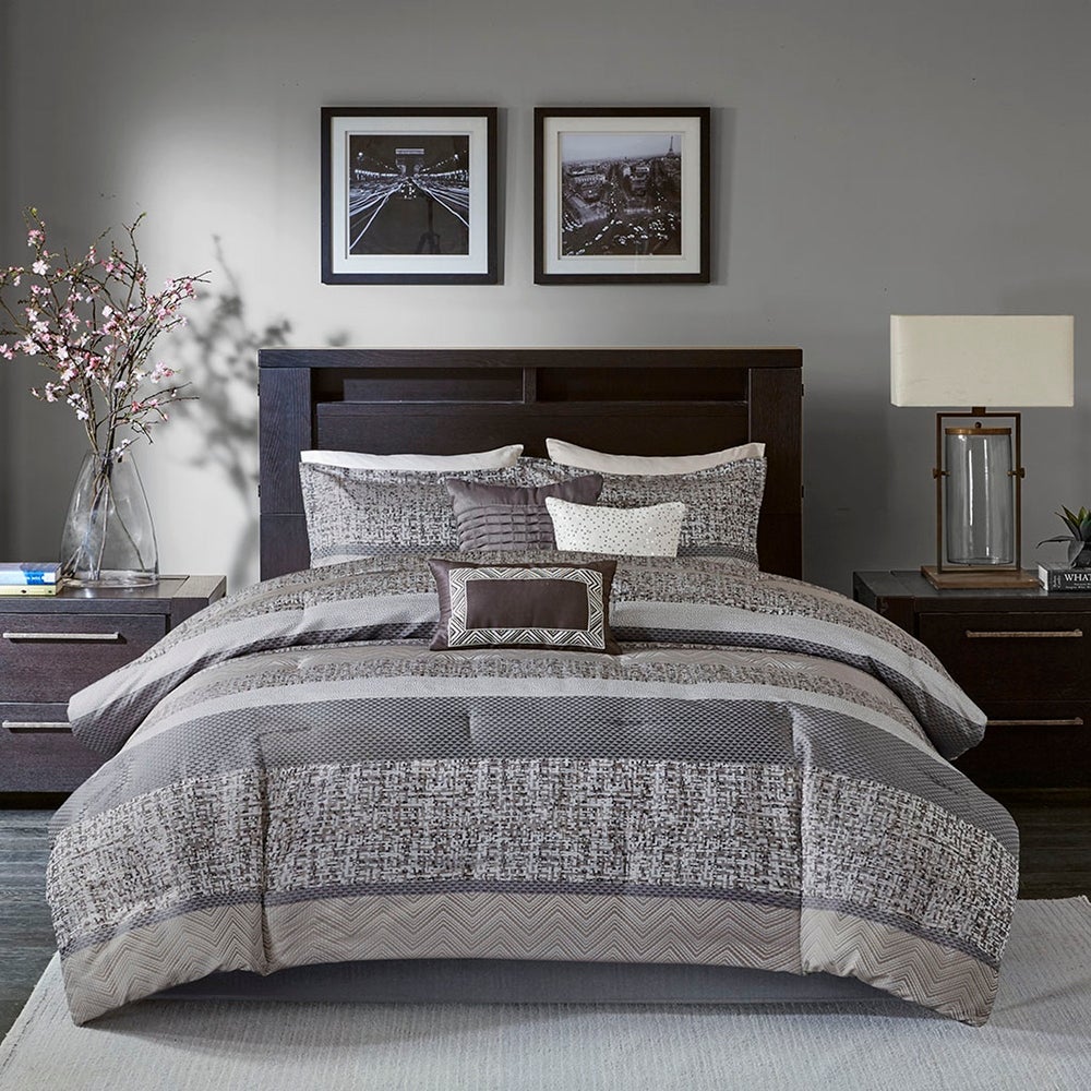 Ashley Shatex 7-Piece Comforter Set Comforter Sets By JLA HOME/Olliix (E & E Co., Ltd)