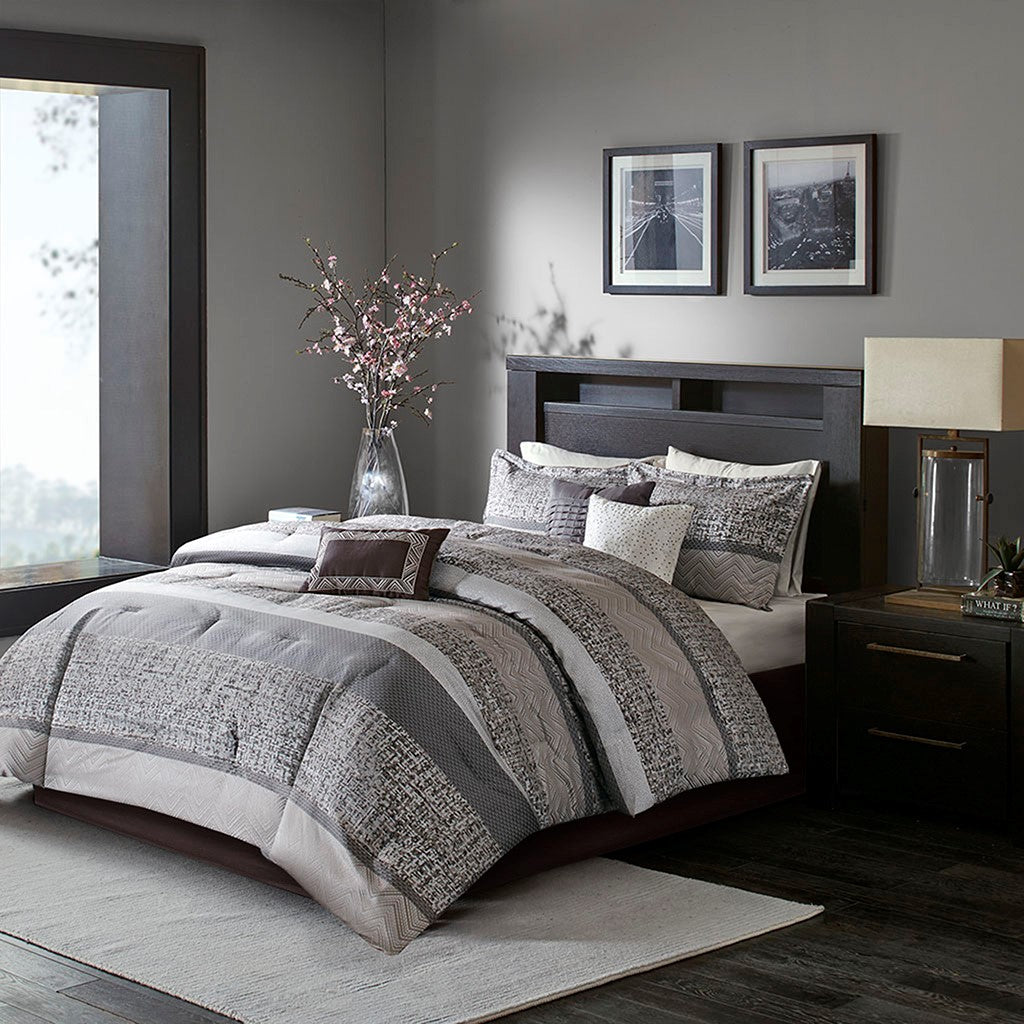 Ashley Shatex 7-Piece Comforter Set Comforter Sets By JLA HOME/Olliix (E & E Co., Ltd)