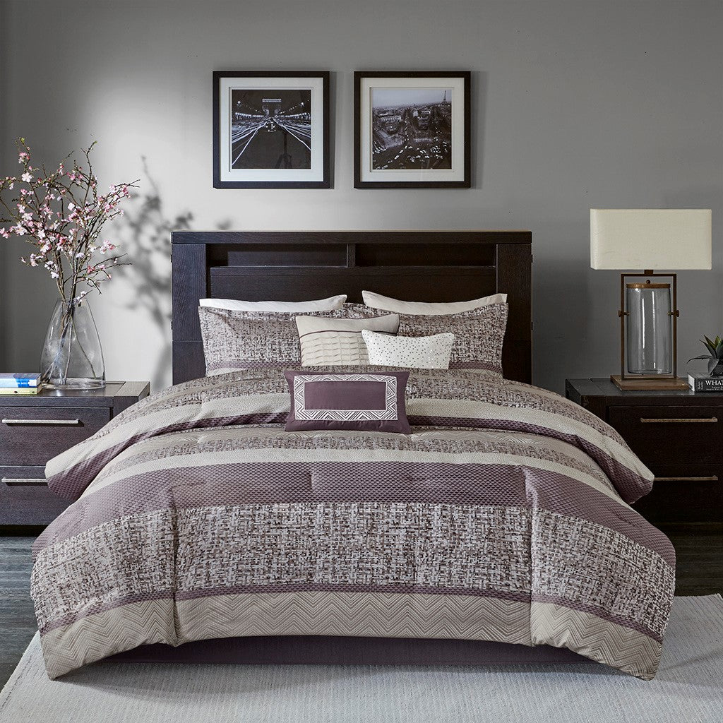 Lubna 7-Piece Comforter Set Comforter Sets By JLA HOME/Olliix (E & E Co., Ltd)