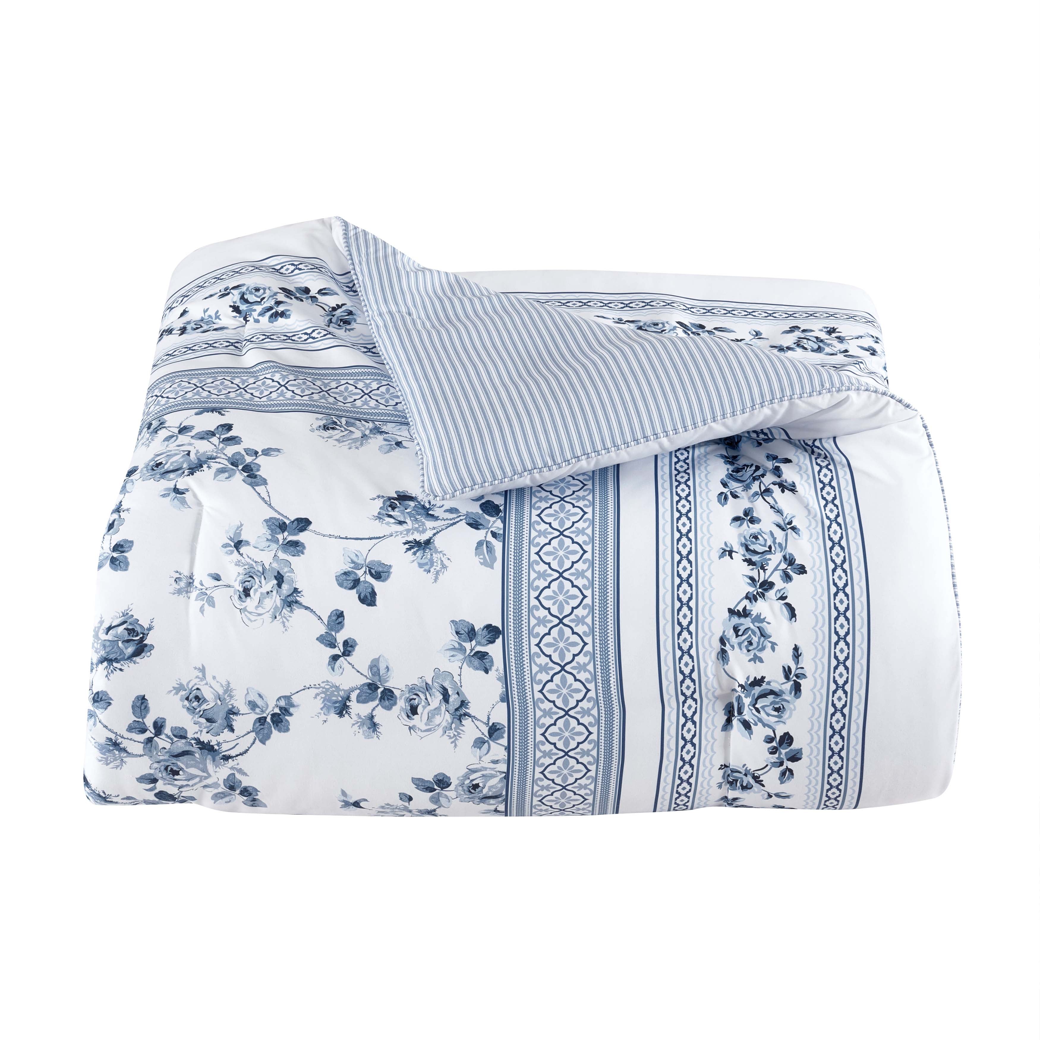 Rialto French Blue 4-Piece Comforter Set By J Queen Comforter Sets By J. Queen New York