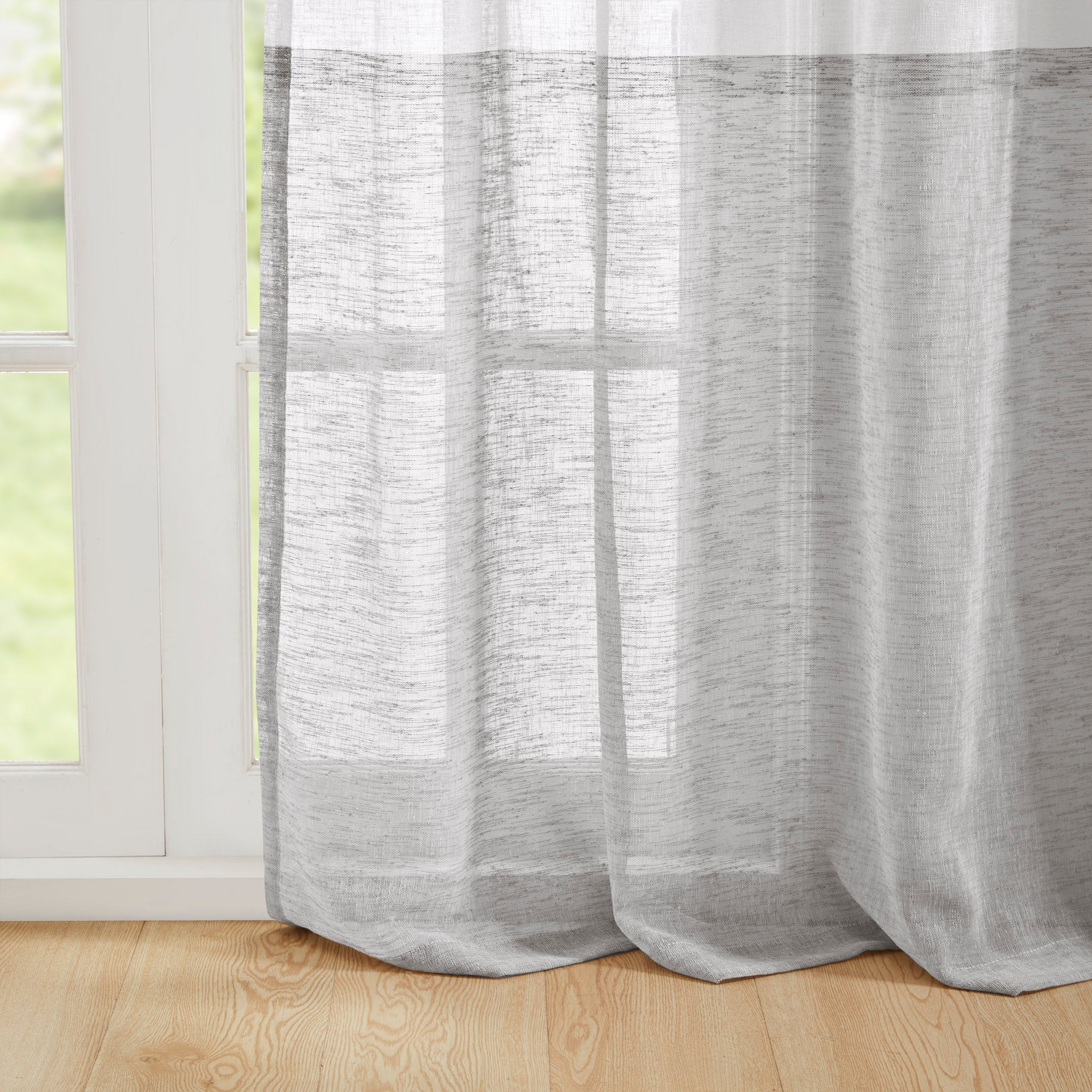 Romo White/Grey Window Panel Window Panels By Croscill Home LLC