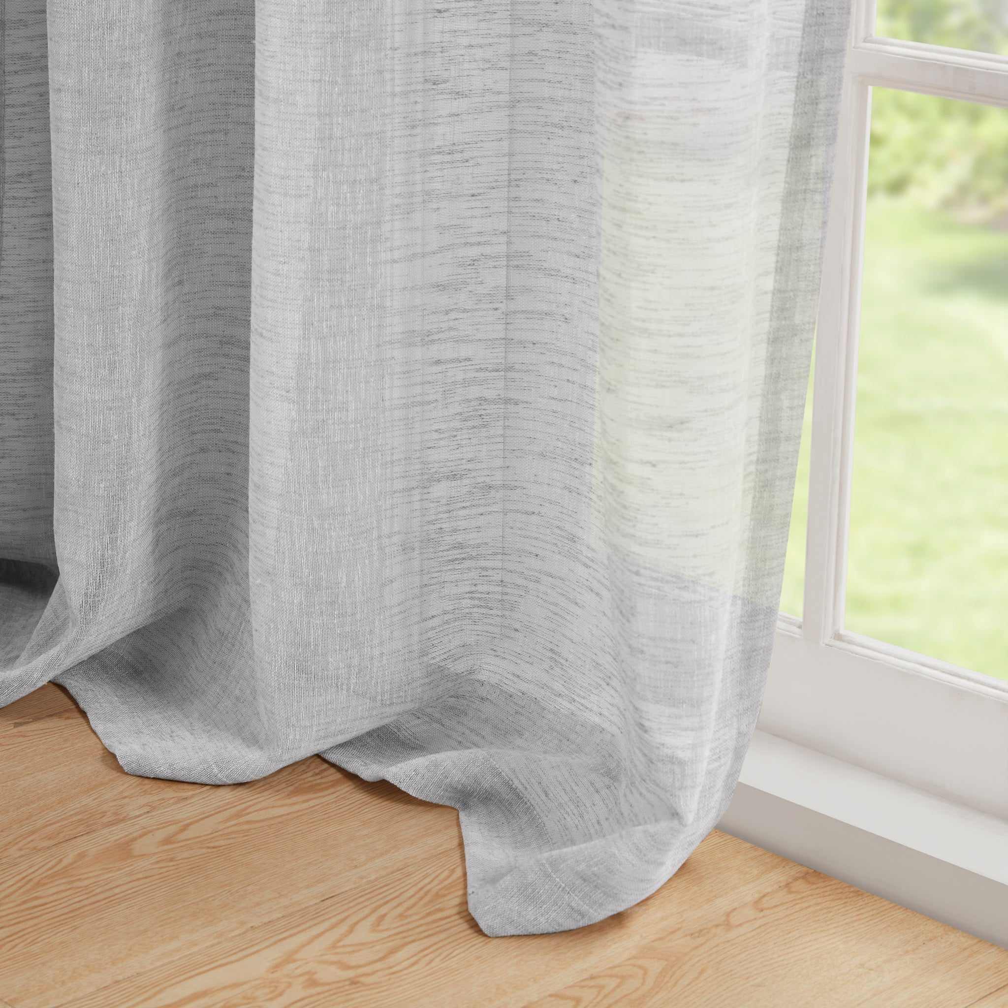 Romo White/Grey Window Panel Window Panels By Croscill Home LLC