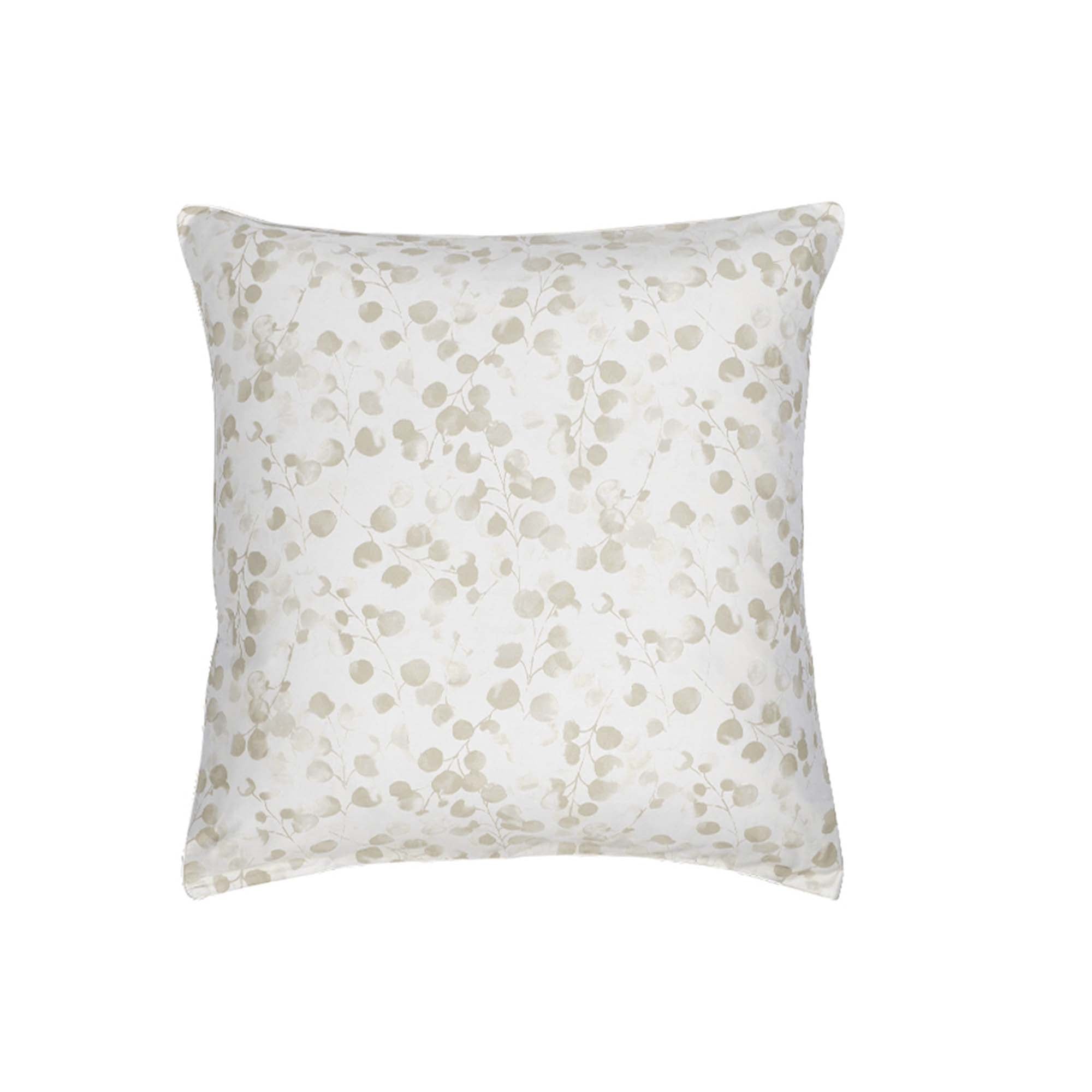 Rosée Beige 300 Thread Count 100% Cotton Sateen Euro Sham Euro Sham By Anne de Solène