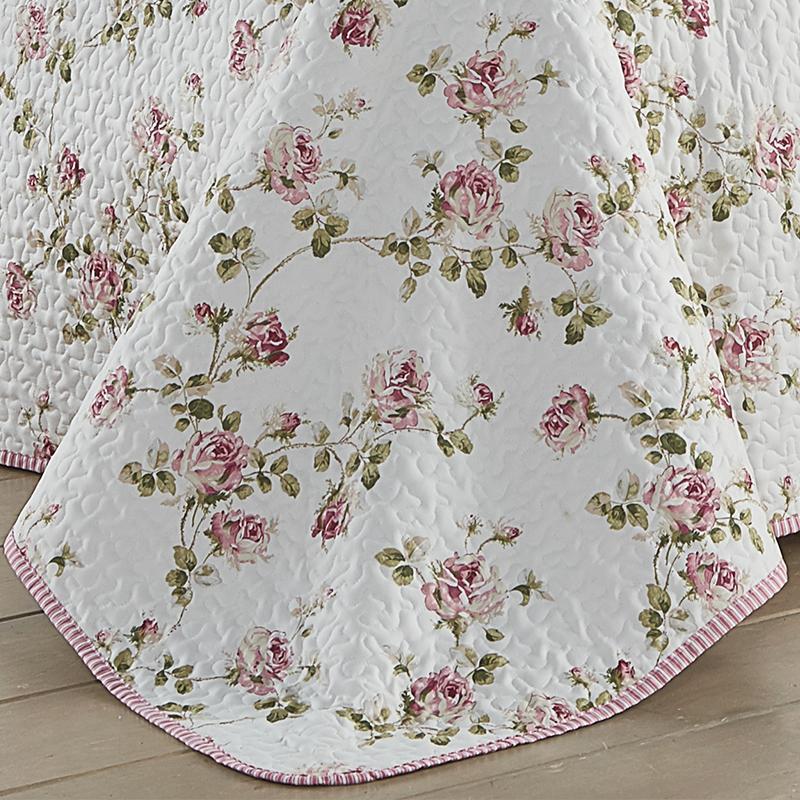 Rosemary Rose 3-Piece Quilt Set By J Queen Quilt Sets By J. Queen New York
