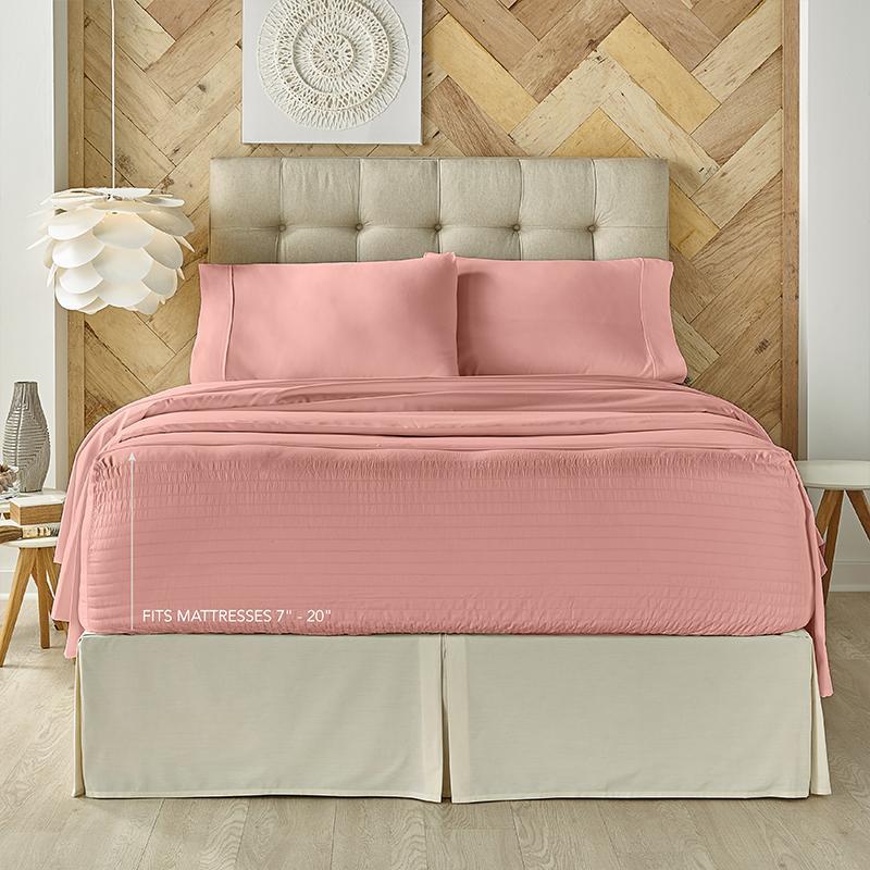 Royal Fit 300 Thread Count 4-Piece Sheet Set By J Queen Sheet Set By J. Queen New York
