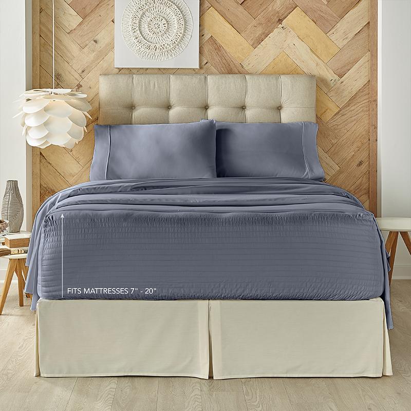 Royal Fit 300 Thread Count 4-Piece Sheet Set By J Queen Sheet Set By J. Queen New York