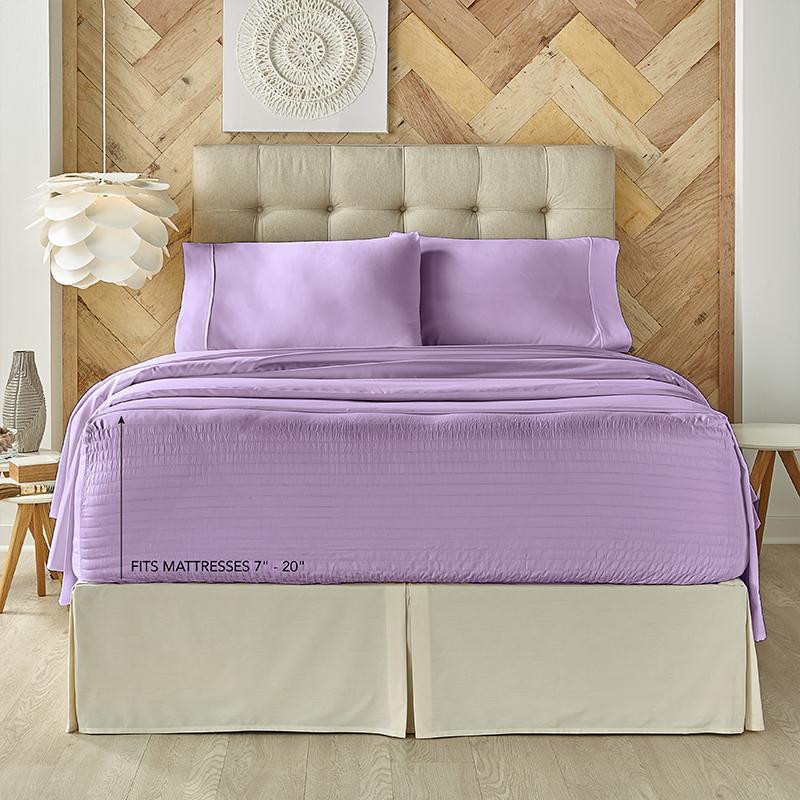 Royal Fit 300 Thread Count 4-Piece Sheet Set By J Queen Sheet Sets By J. Queen New York