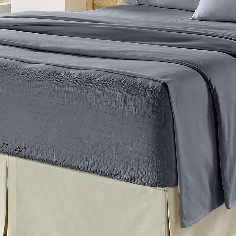 Royal Fit 500 Thread Count Cotton Blend 4-Piece Sheet Set By J Queen Sheet Set By J. Queen New York