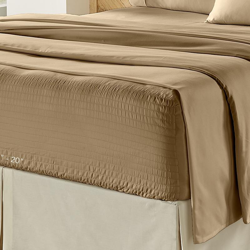 Royal Fit 500 Thread Count Cotton Blend 4-Piece Sheet Set By J Queen Sheet Set By J. Queen New York