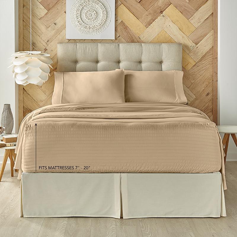 Royal Fit 300 Thread Count 4-Piece Sheet Set By J Queen Sheet Sets By J. Queen New York