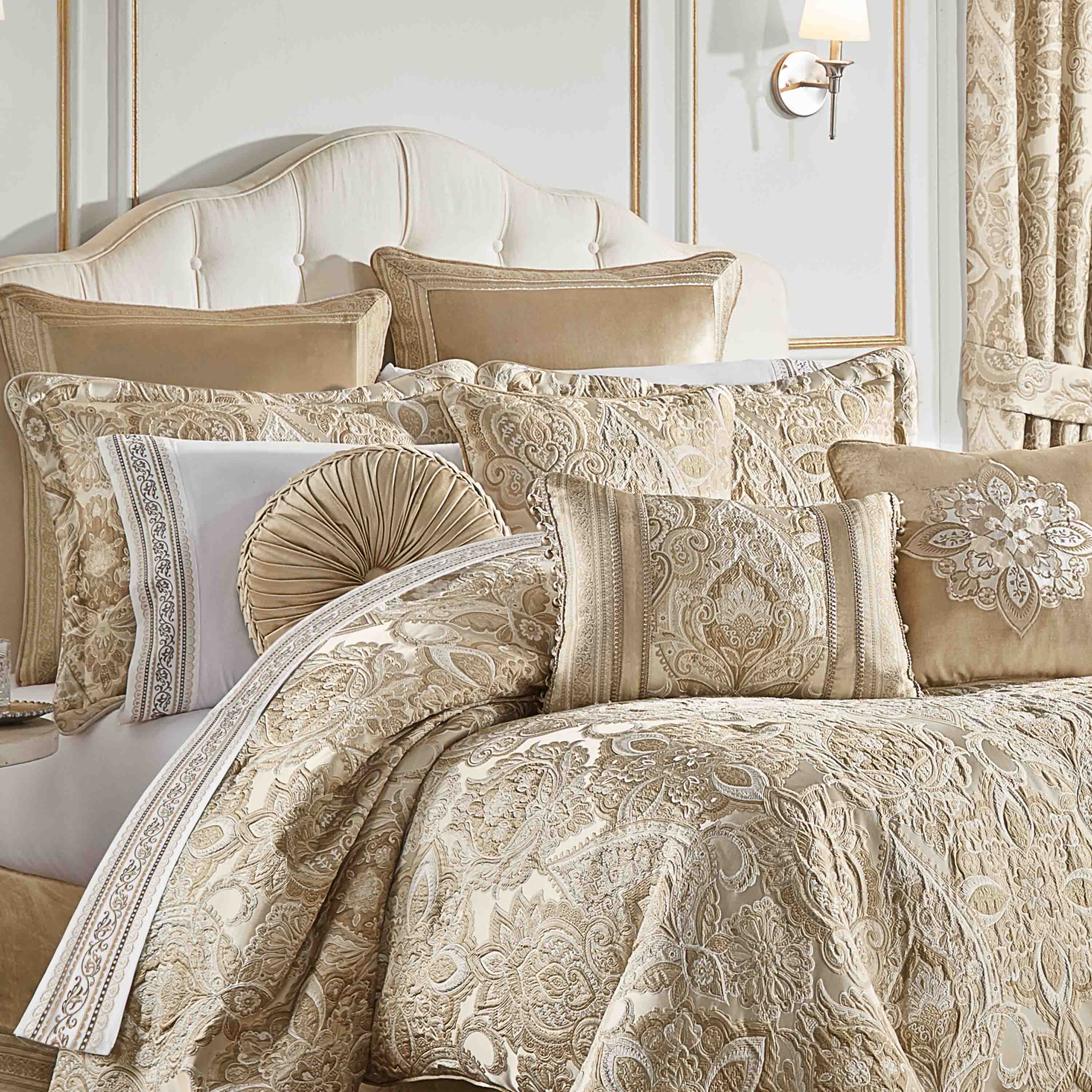 Sandstone Beige 4-Piece Comforter Set Comforter Sets By J. Queen New York