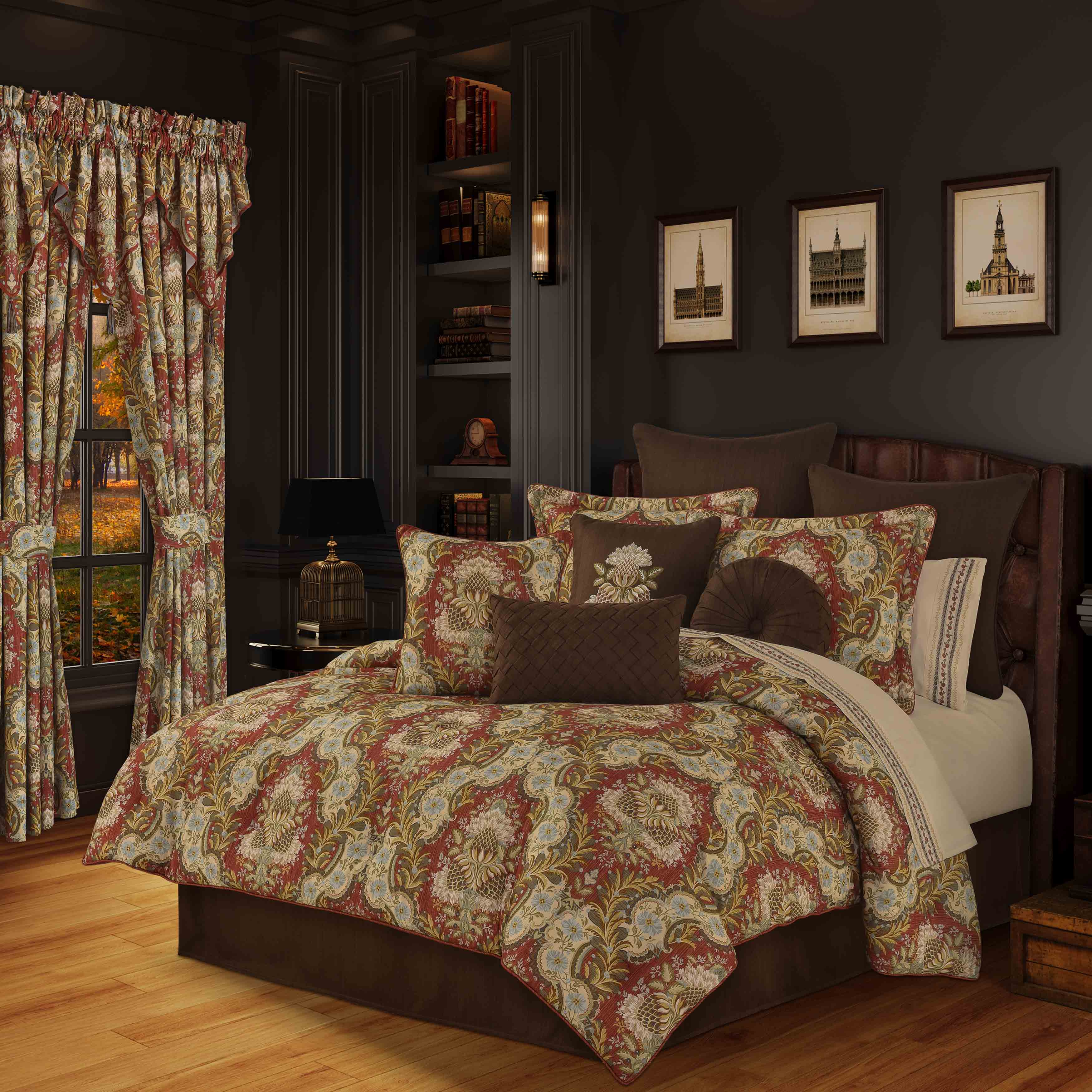 Sayre Spice 4-Piece Comforter Set Comforter Sets By J. Queen New York
