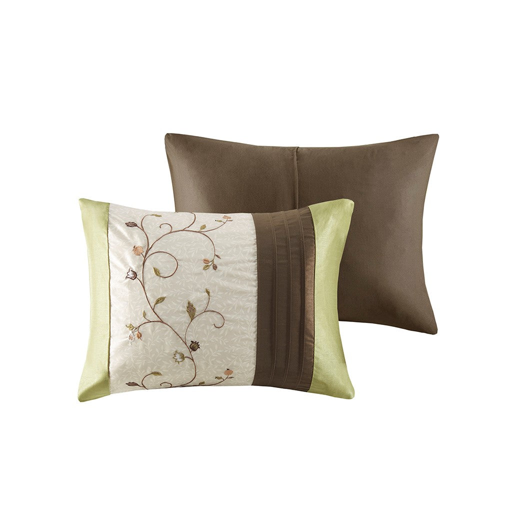Serene Green 7-Piece Comforter Set Comforter Sets By JLA HOME/Olliix (E & E Co., Ltd)