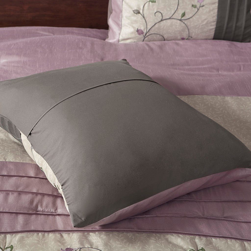 Serene Purple 7-Piece Comforter Set Comforter Sets By JLA HOME/Olliix (E & E Co., Ltd)
