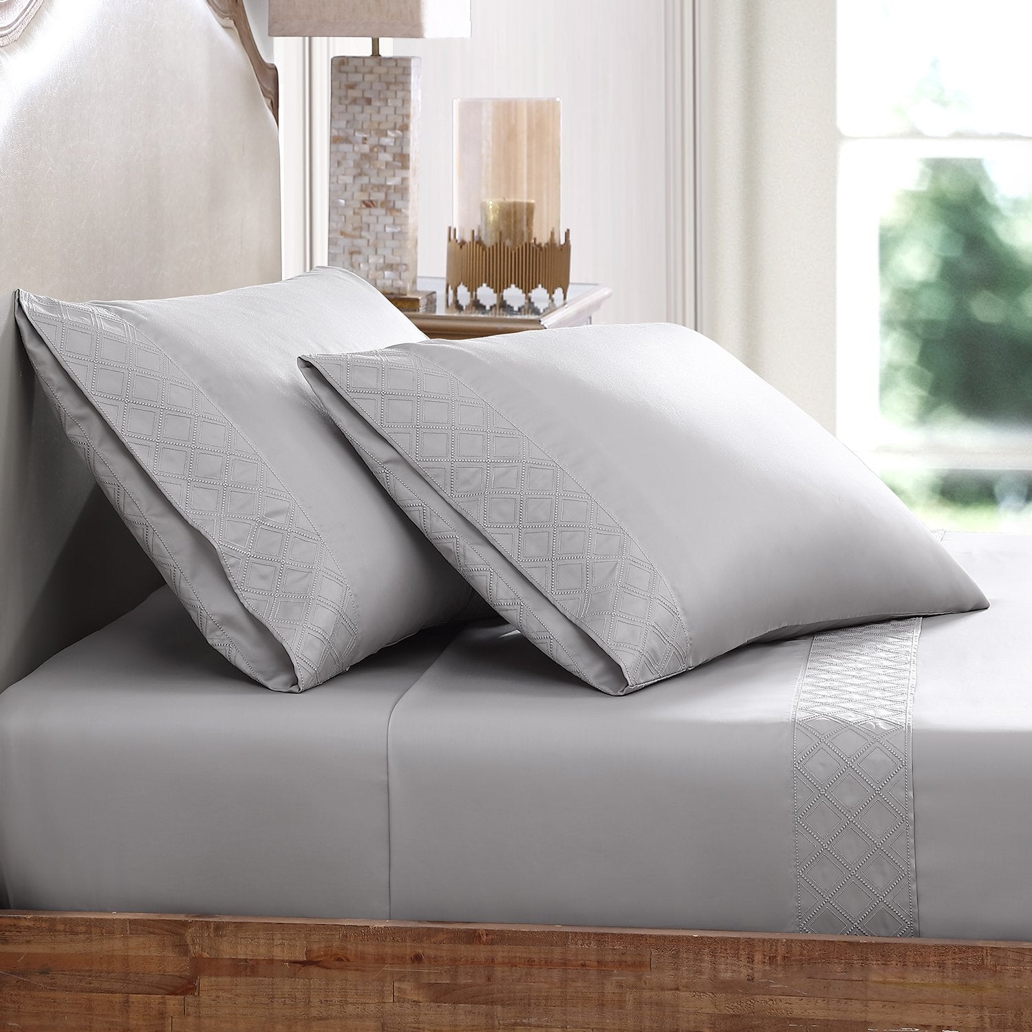 Hira Sheet Set | 100% Certified Giza Egyptian Cotton Sheet Set By Pure Parima