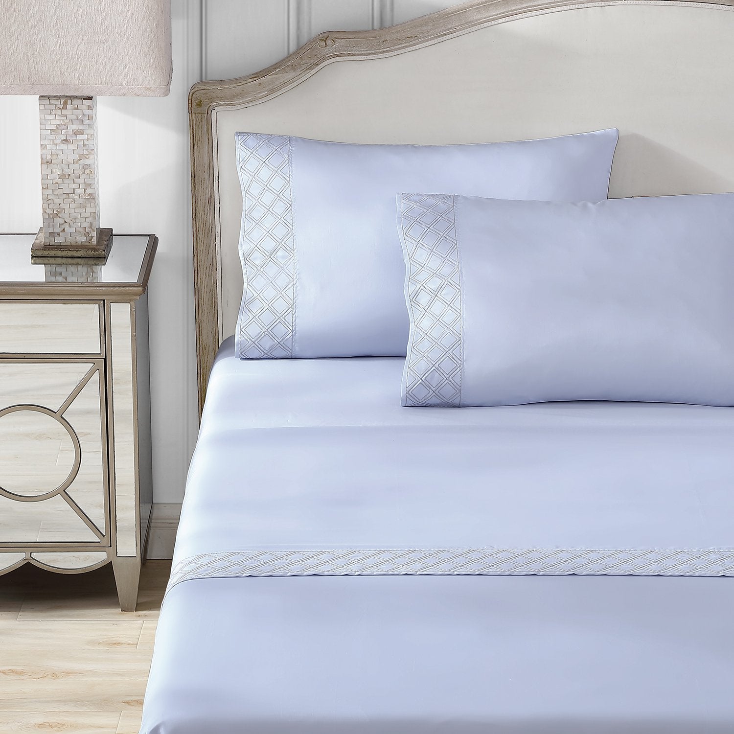 Hira Sheet Set | 100% Certified Giza Egyptian Cotton Sheet Sets By Pure Parima